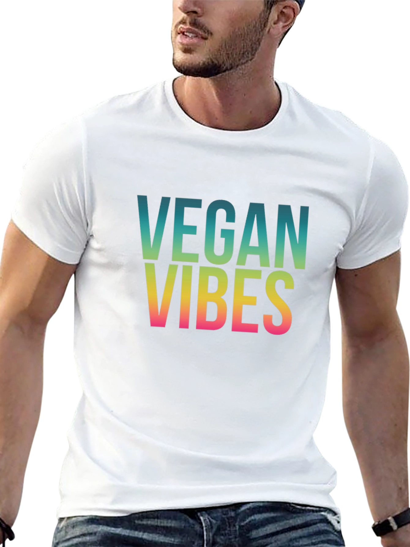 Vegan Vibes T-Shirt - Stylish Graphic Tee