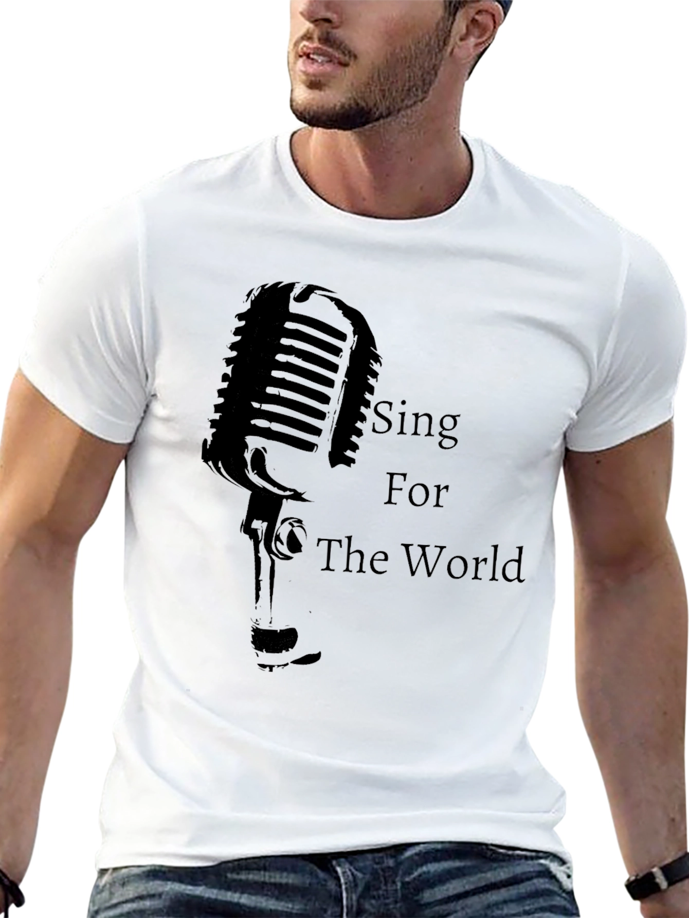 Sing For The World Graphic T-Shirt