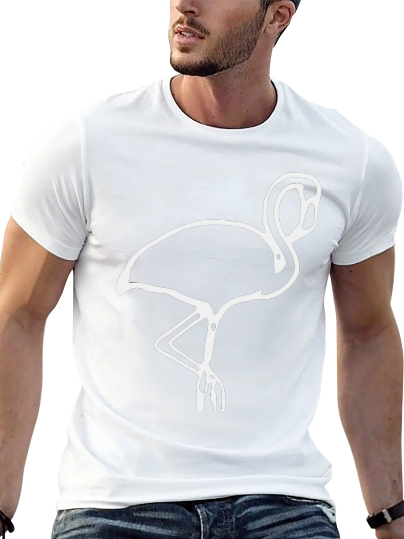 Black Flamingo Graphic Tee