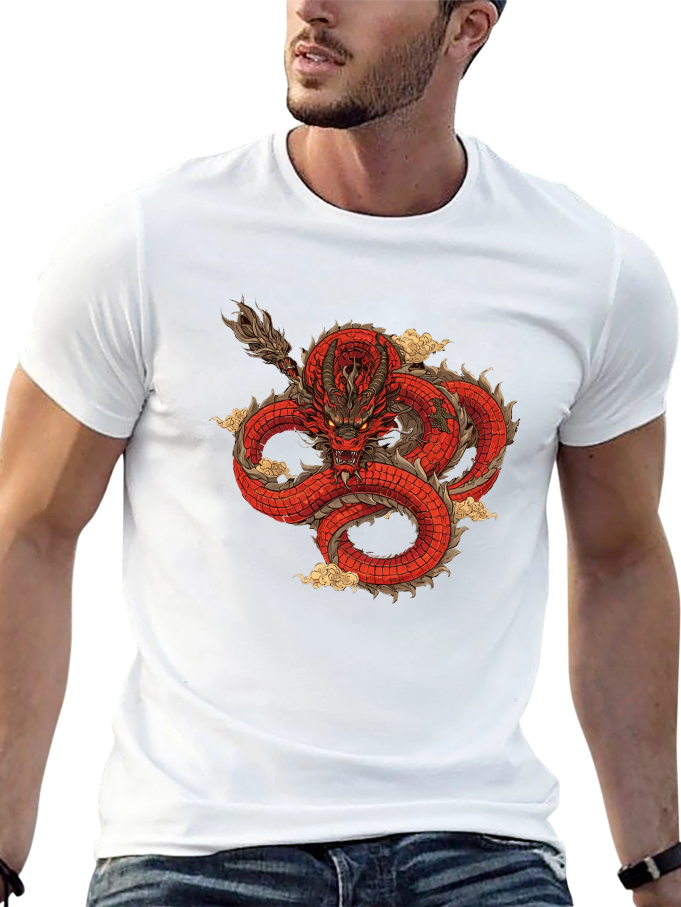 Red Dragon Graphic T-Shirt