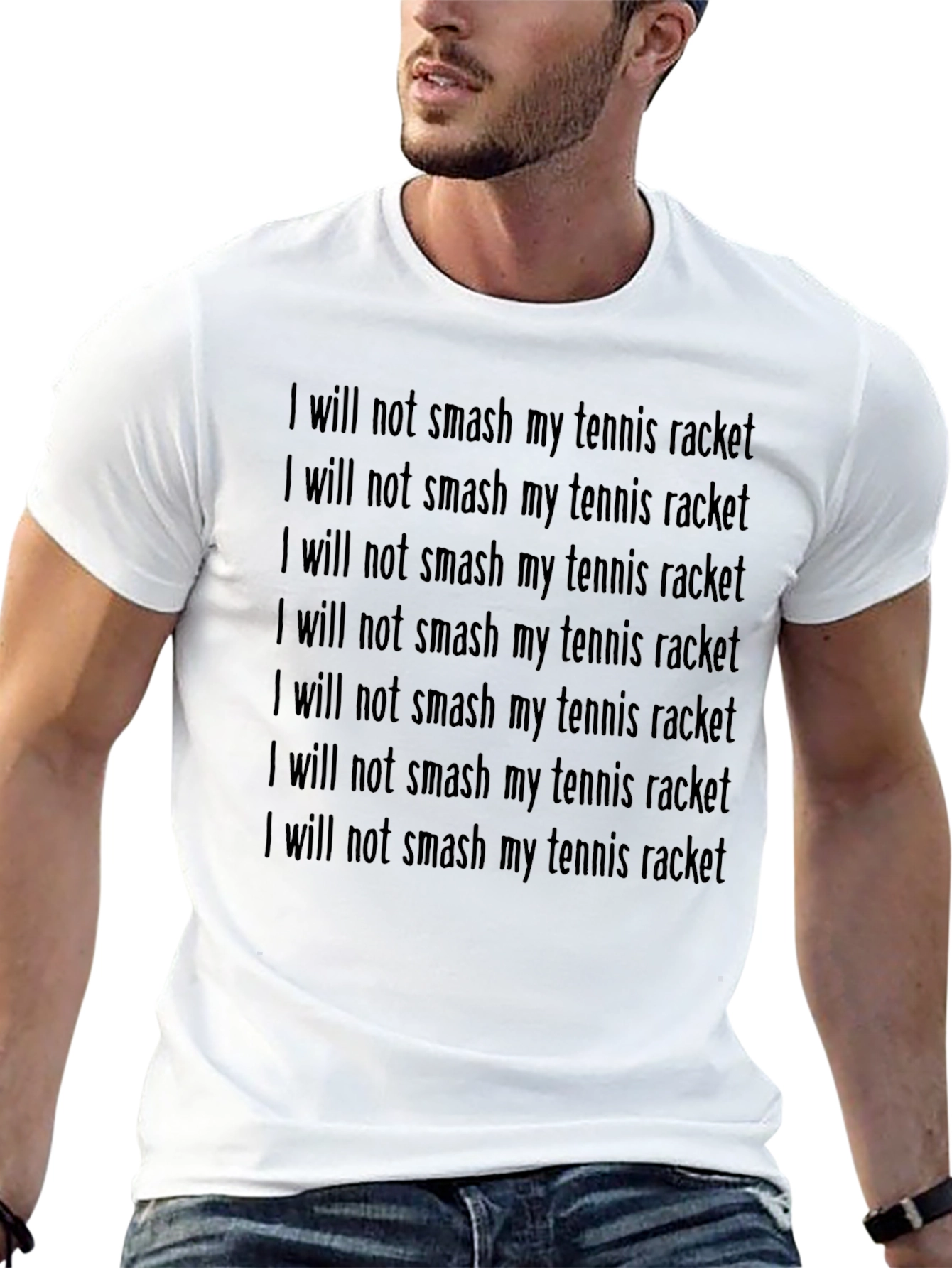 Tennis Players Funny Slogan T-Shirt