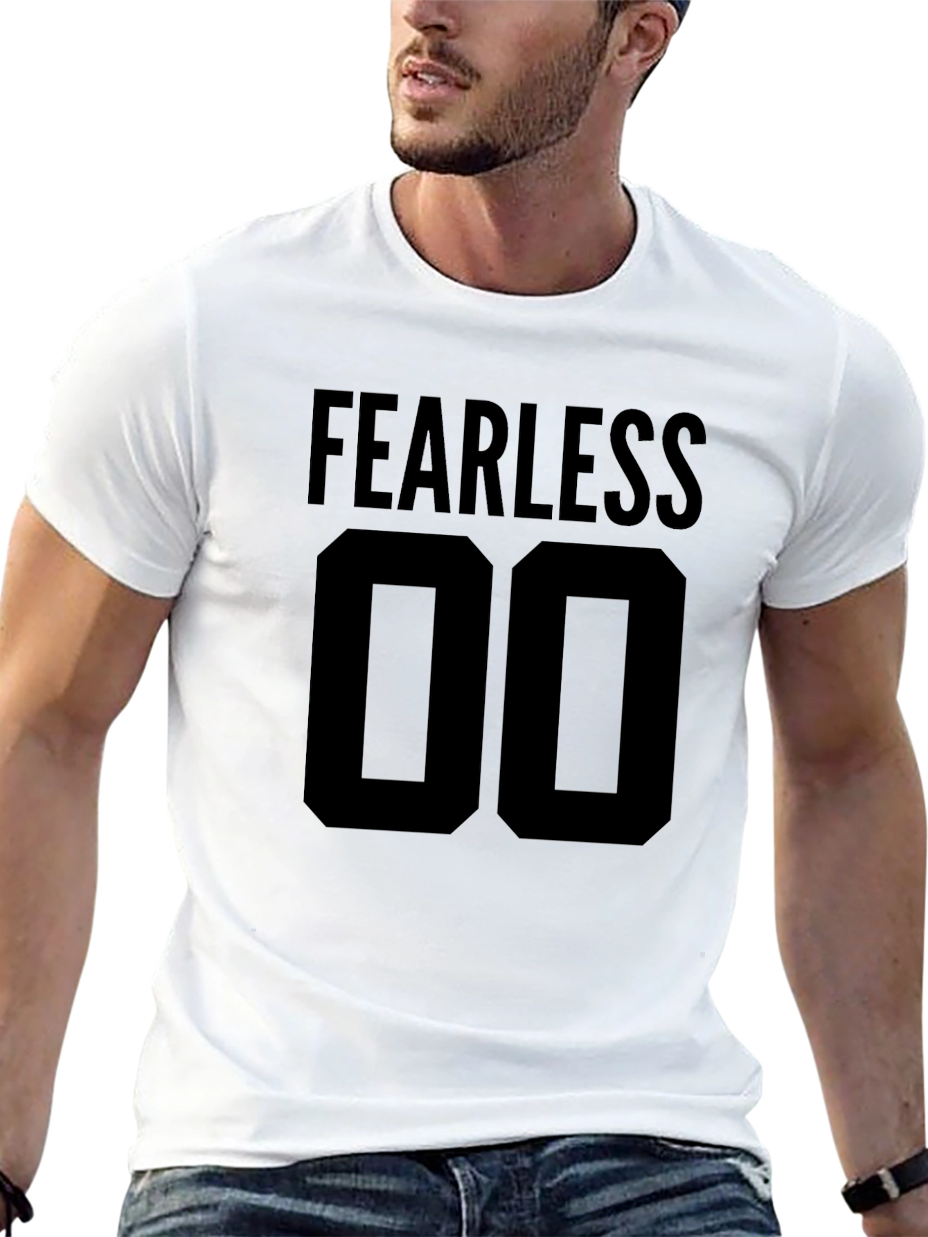 Fearless 00 Graphic Tee - Bold Statement T-Shirt