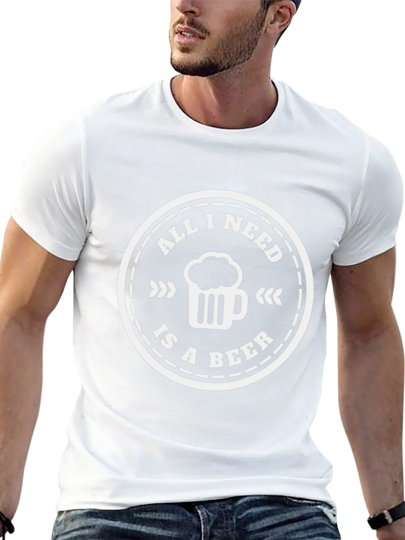 All I Need Is A Beer Graphic Tee