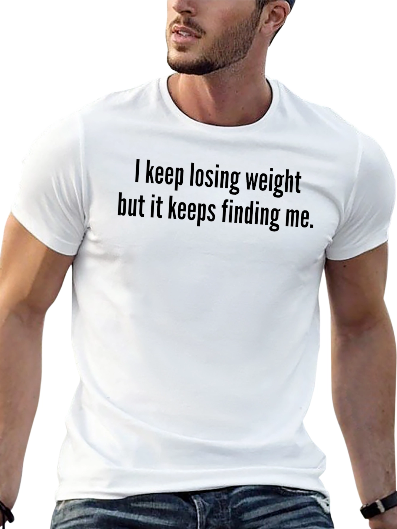 Funny Weight Loss T-Shirt - Keep Losing Weight