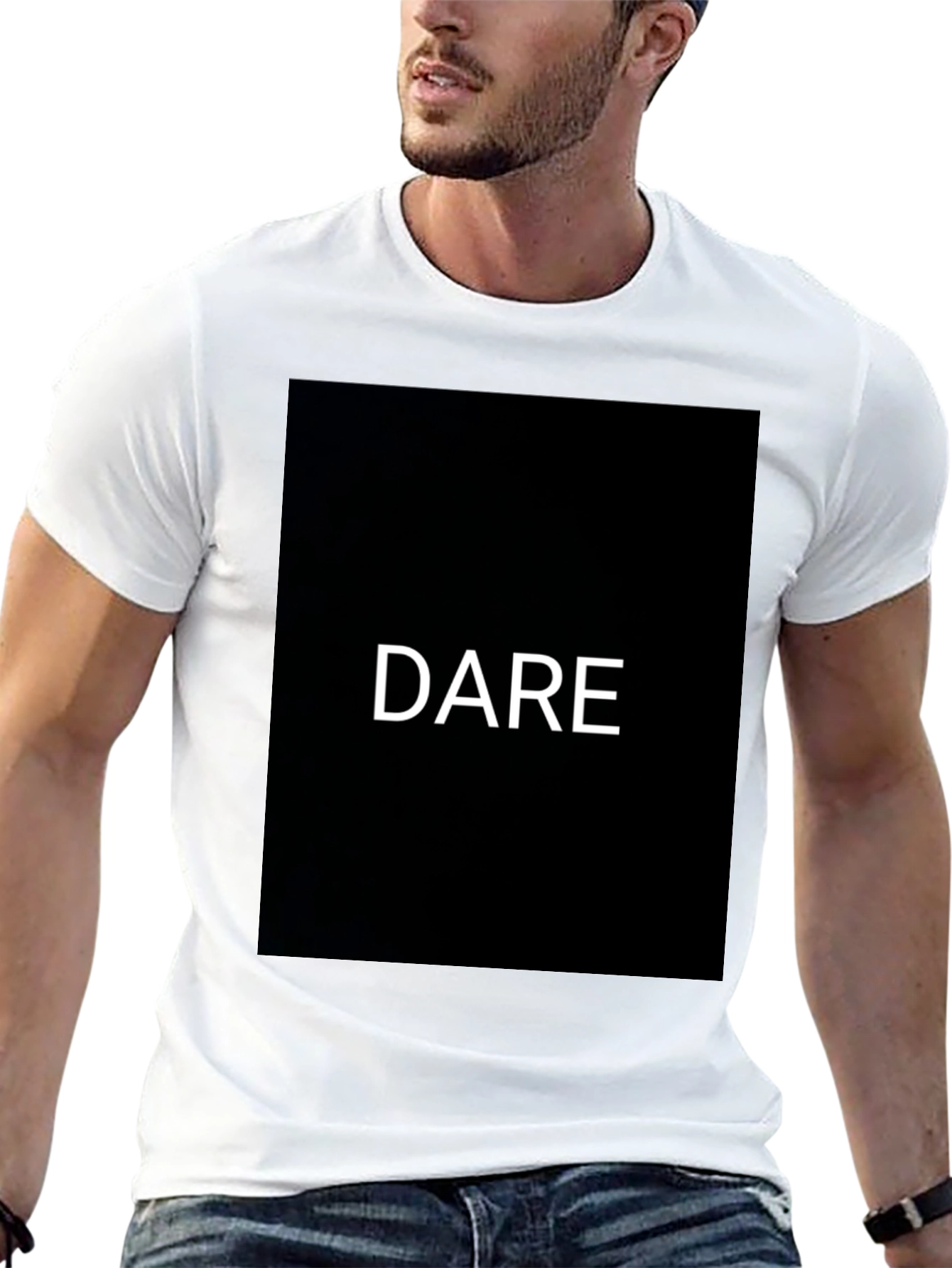 Dare Graphic Black T-Shirt