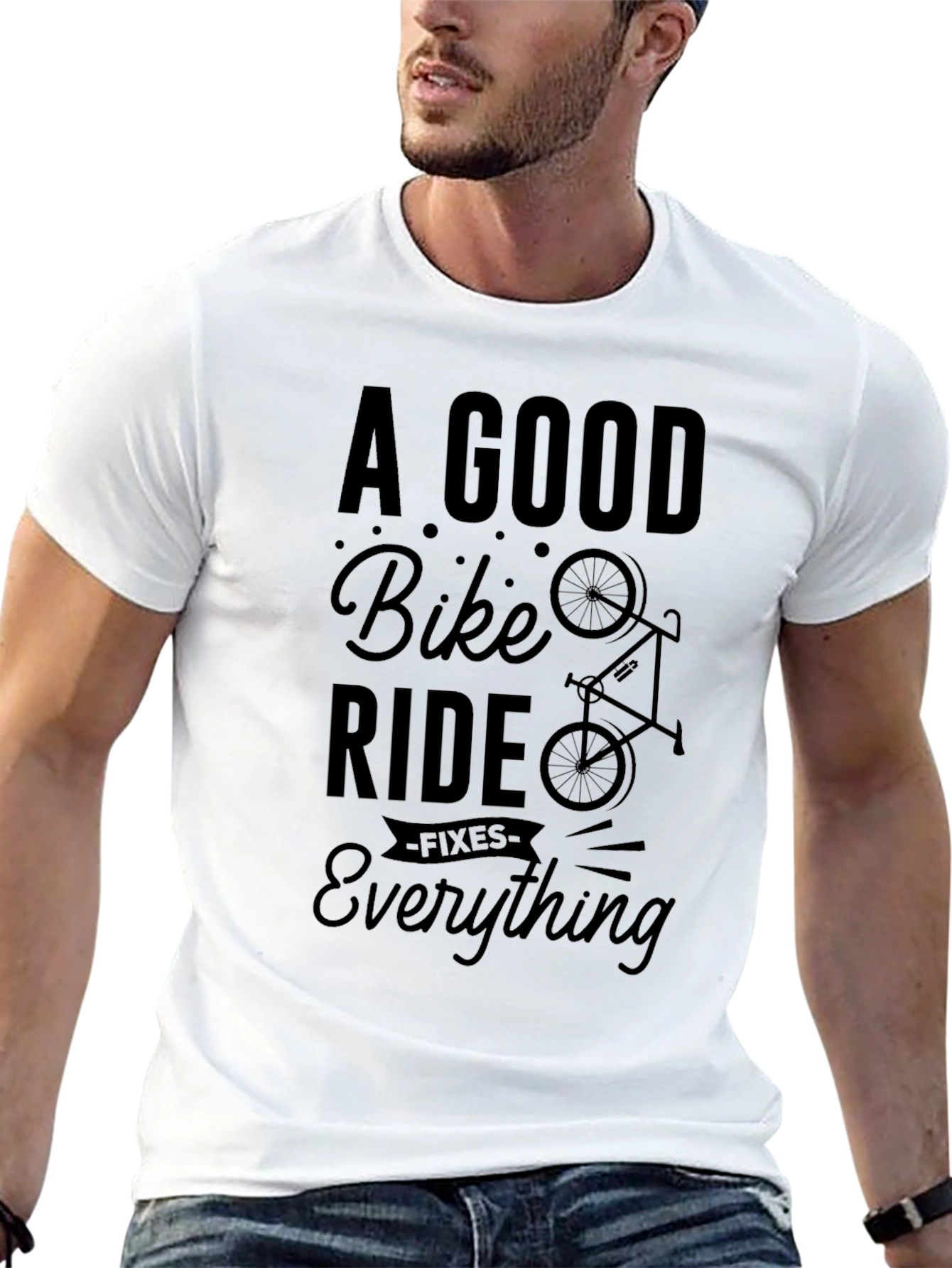 A Good Bike Ride Fixes Everything T-Shirt