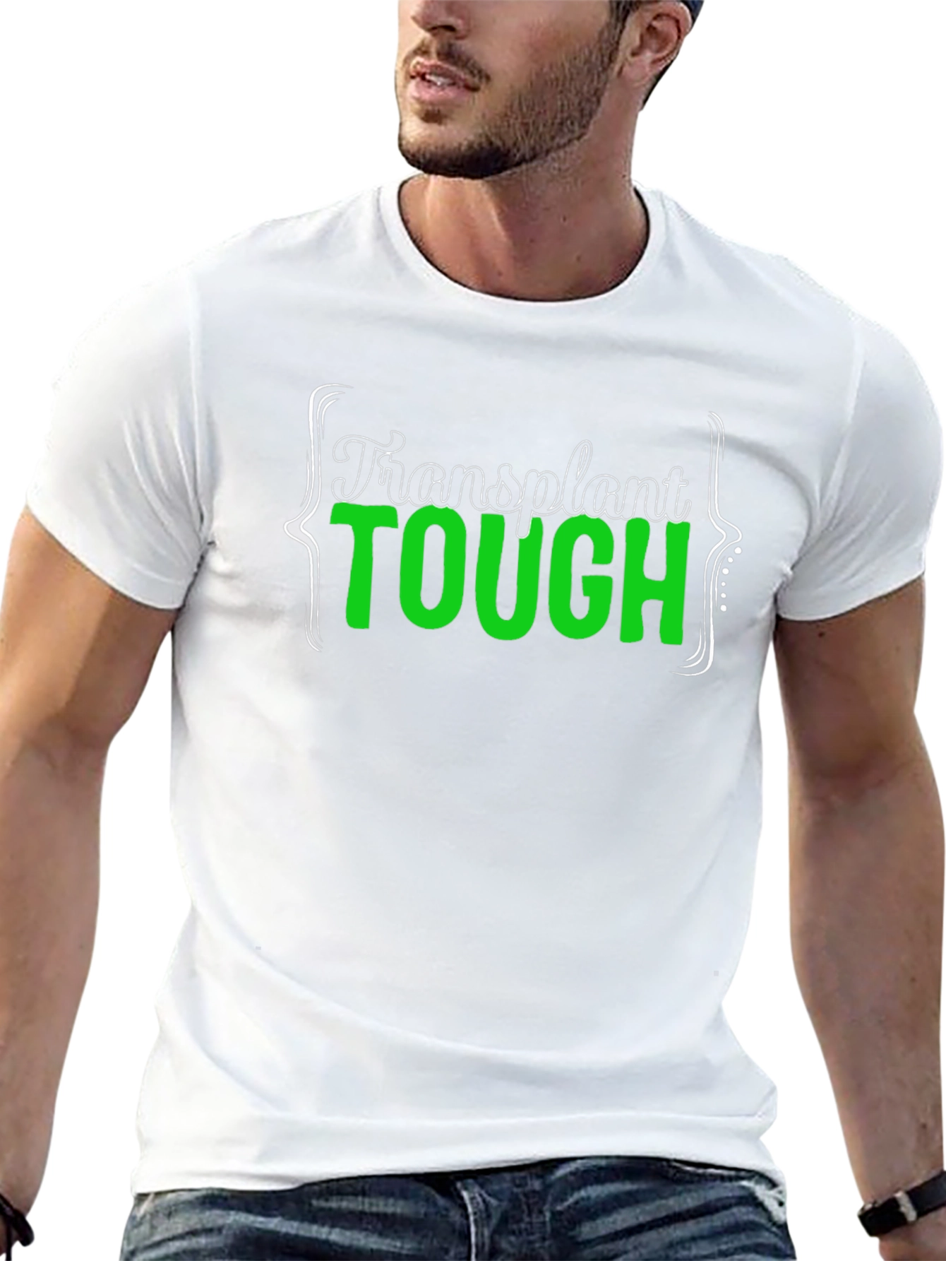Transplant Tough Black T-Shirt