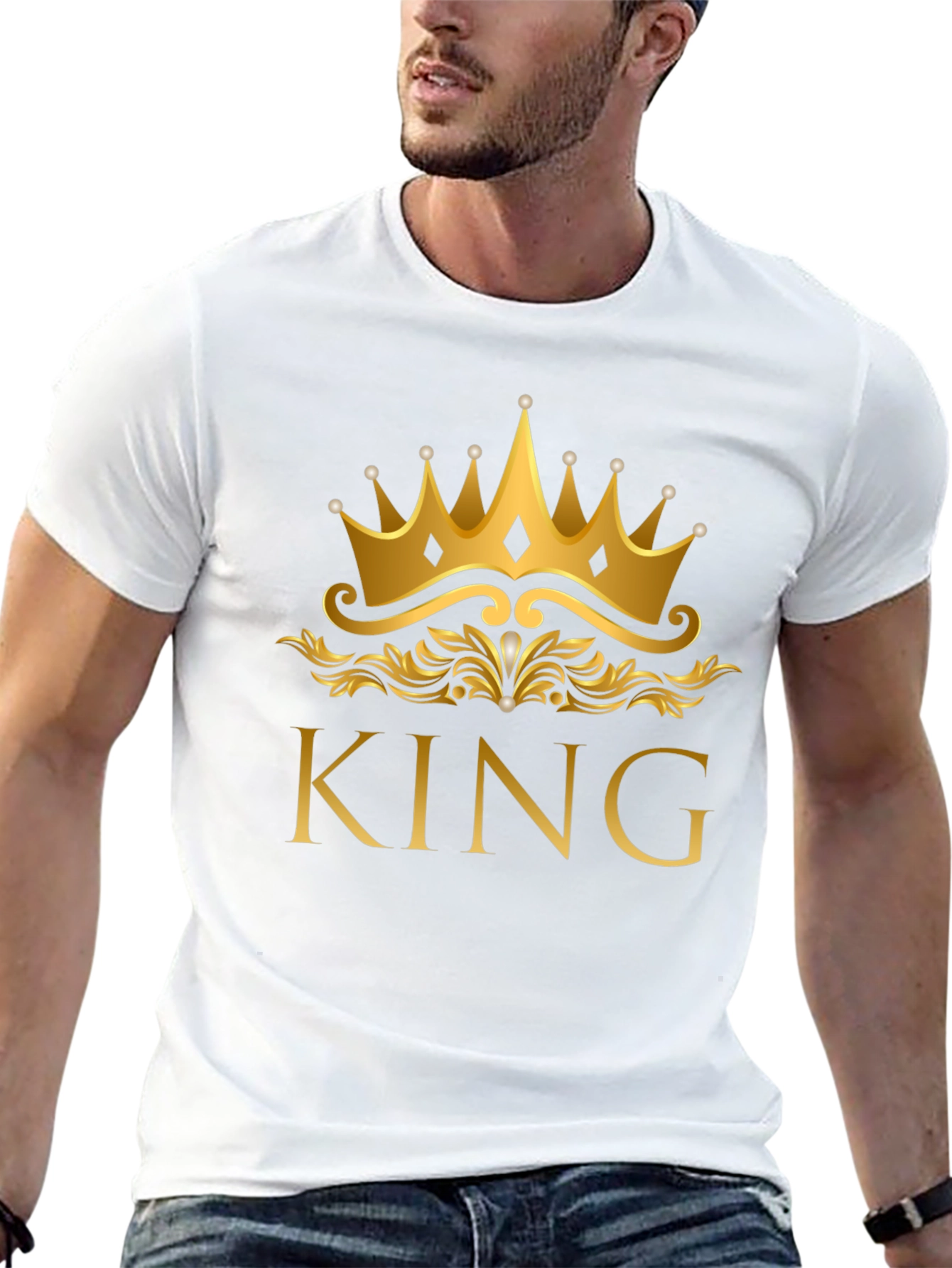 King Crown Graphic T-Shirt - Black