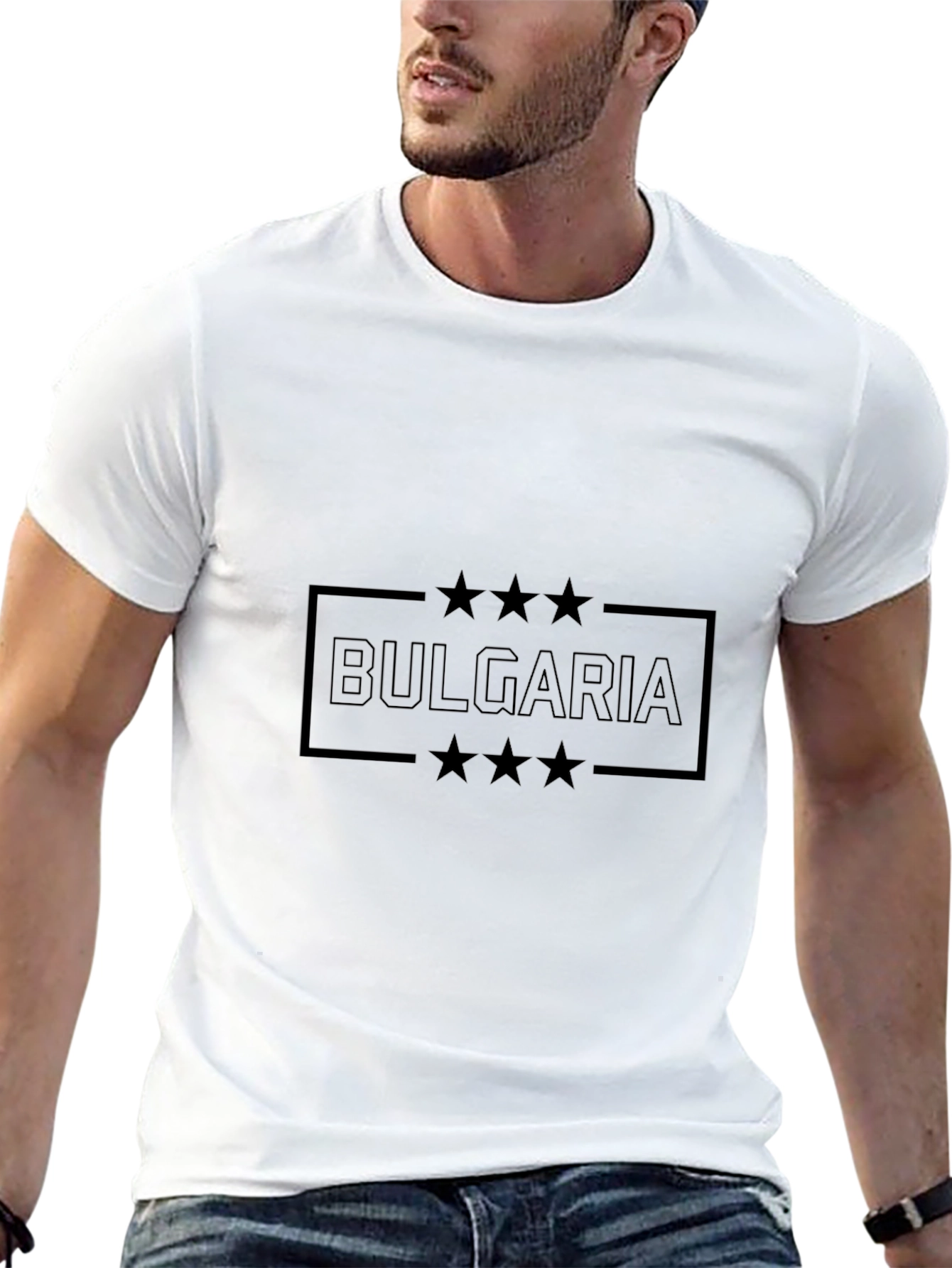 Bulgaria Graphic T-Shirt - Black Tee