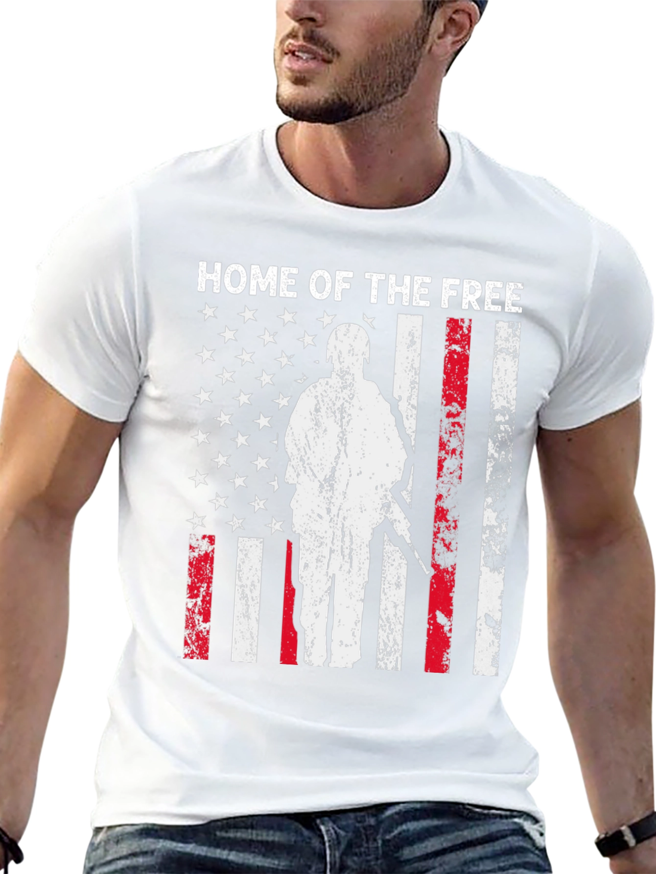 Home of the Free Patriotic T-Shirt