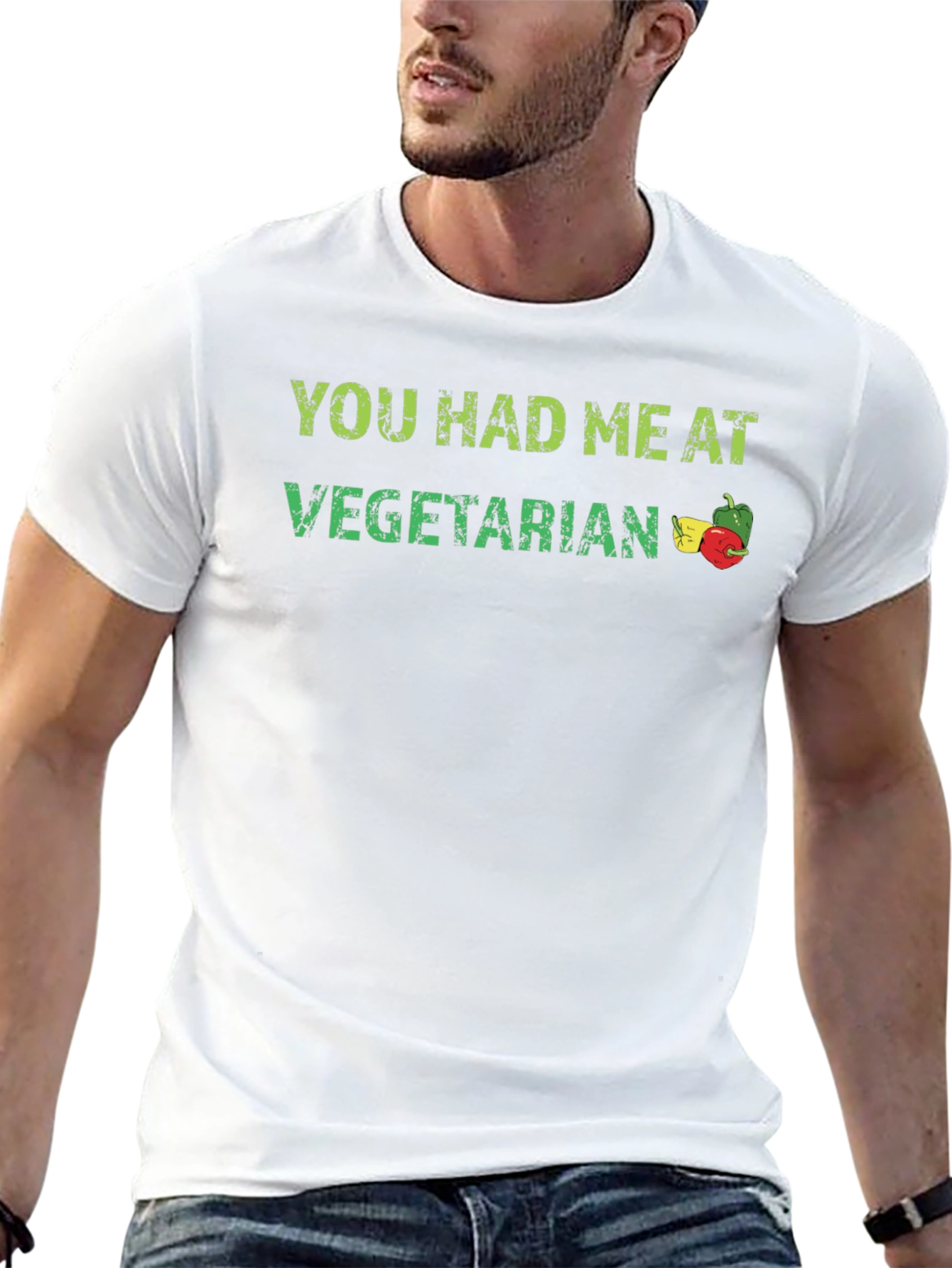 Vegetarian T-Shirt - You Had Me At Vegetarian