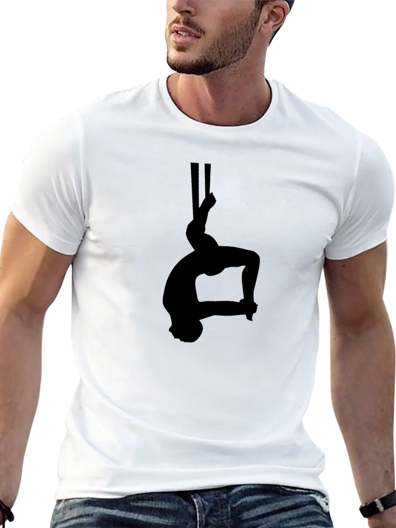 Aerial Acrobat T-Shirt - Black - Unique Design