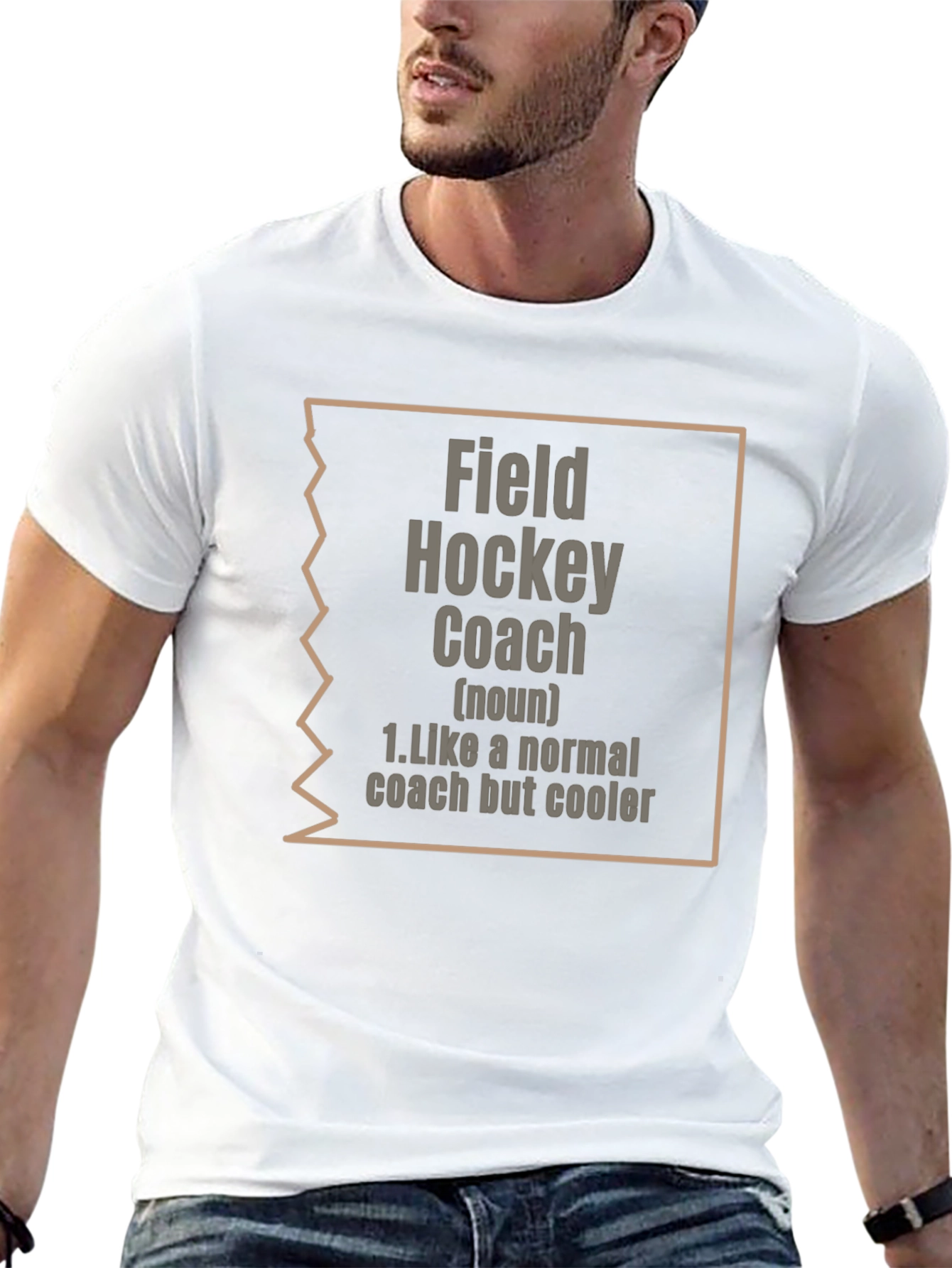 Field Hockey Coach T-Shirt: Normal Coach Cooler Style!