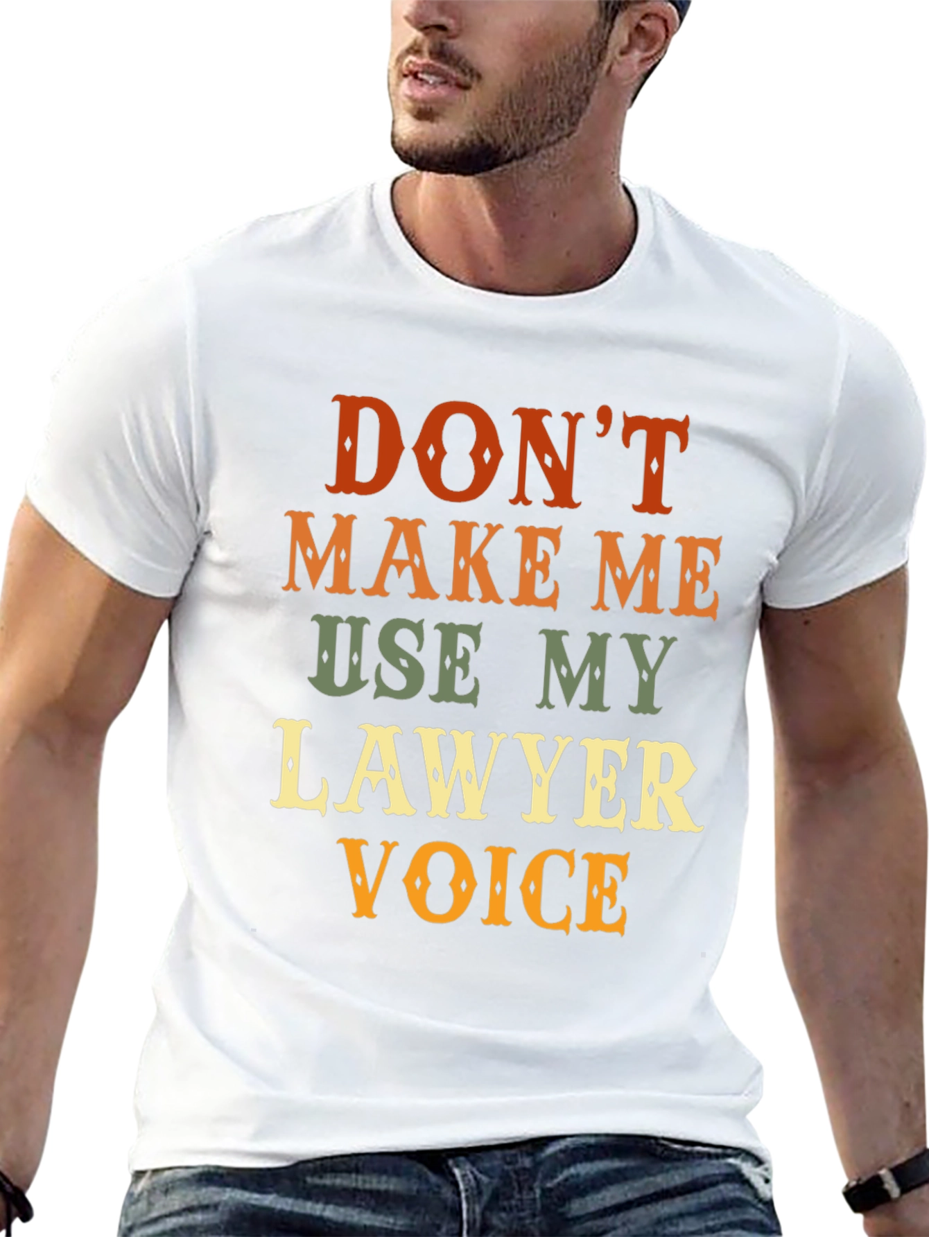 Lawyer Voice Novelty Graphic T-Shirt