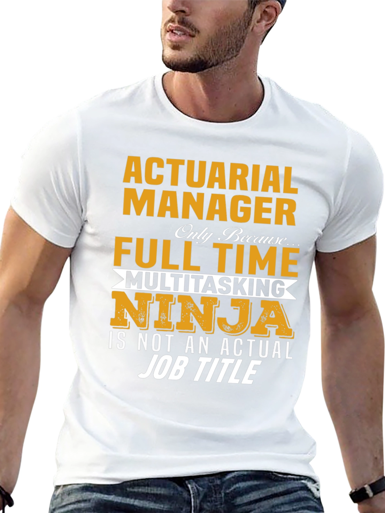 Actuarial Manager Full Time Multitasking Ninja T-Shirt