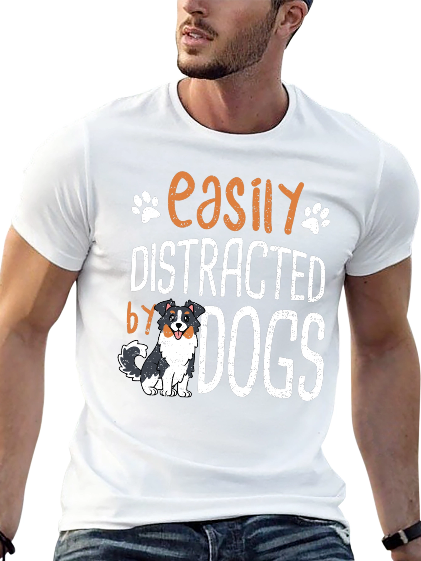 Easily Distracted by Dogs T-Shirt