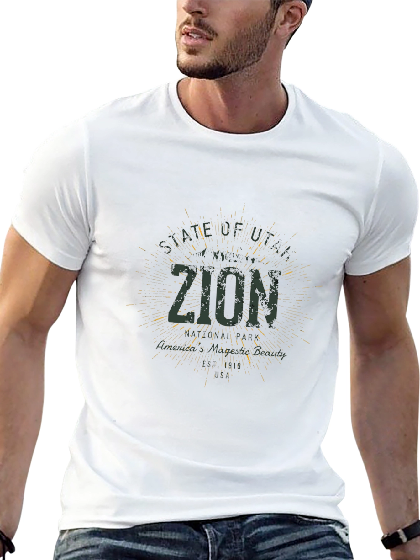 Zion National Park Graphic T-Shirt - Americas Beauty