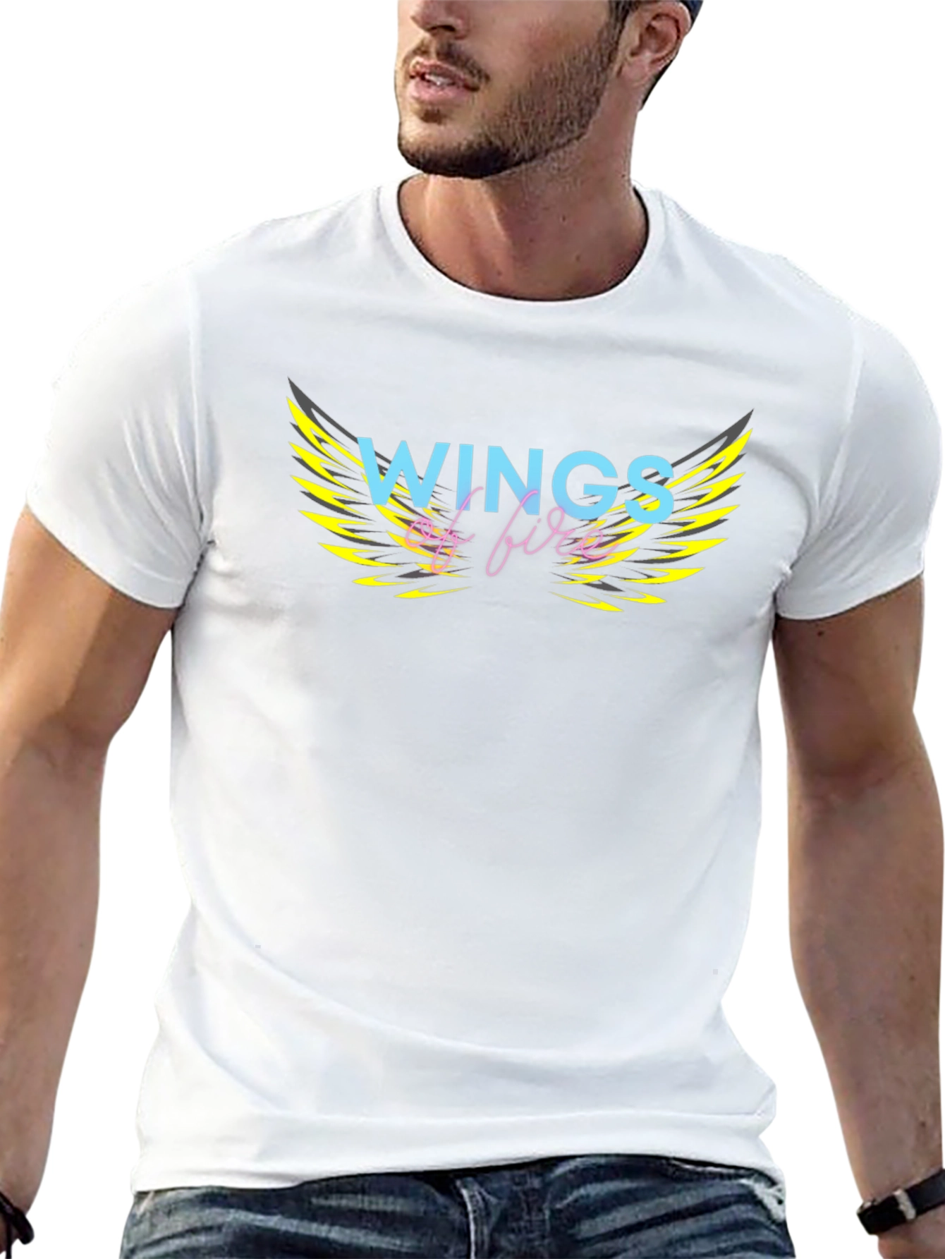 Wings of Fire Graphic T-Shirt - Black