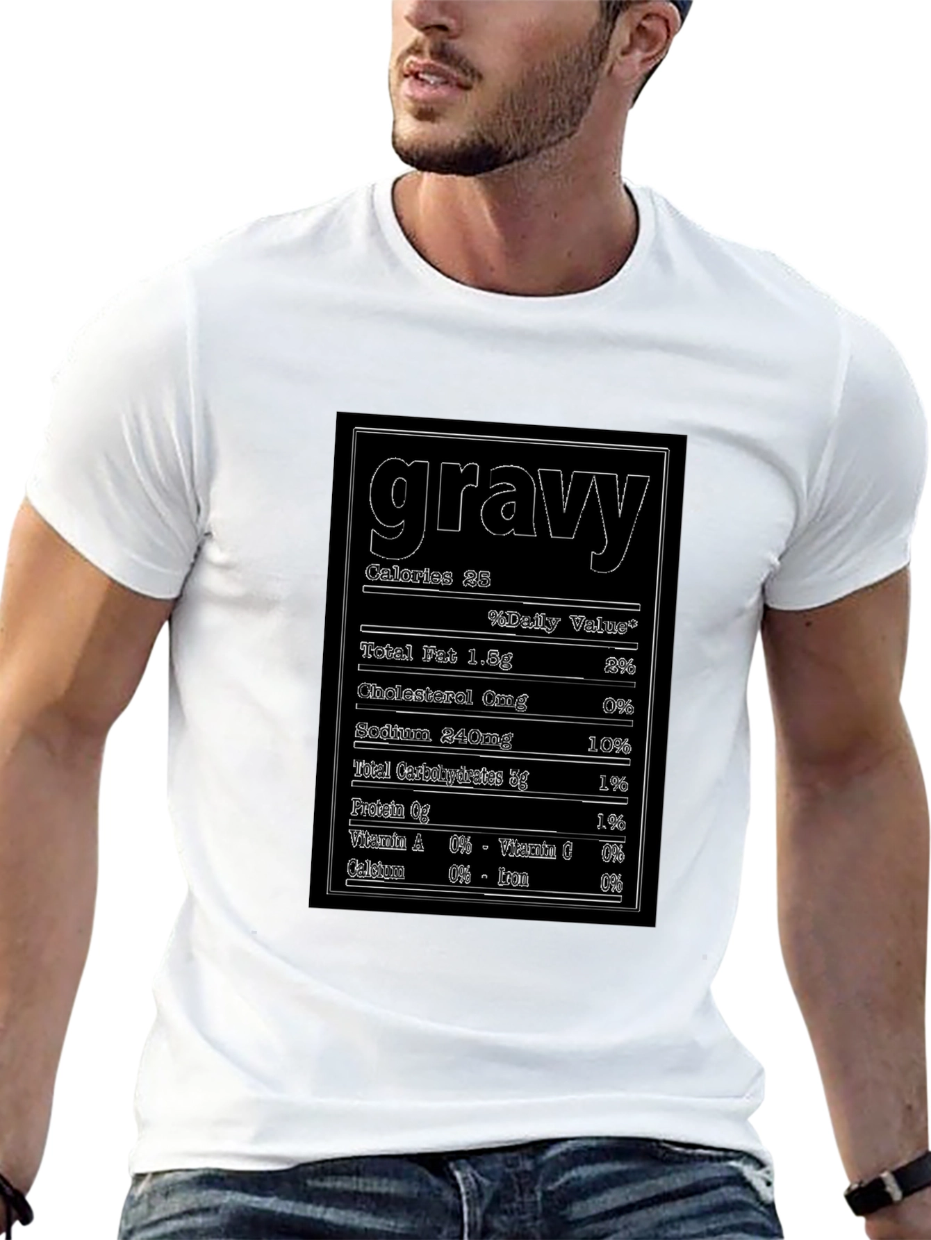 Funny Gravy Nutrition Facts T-Shirt