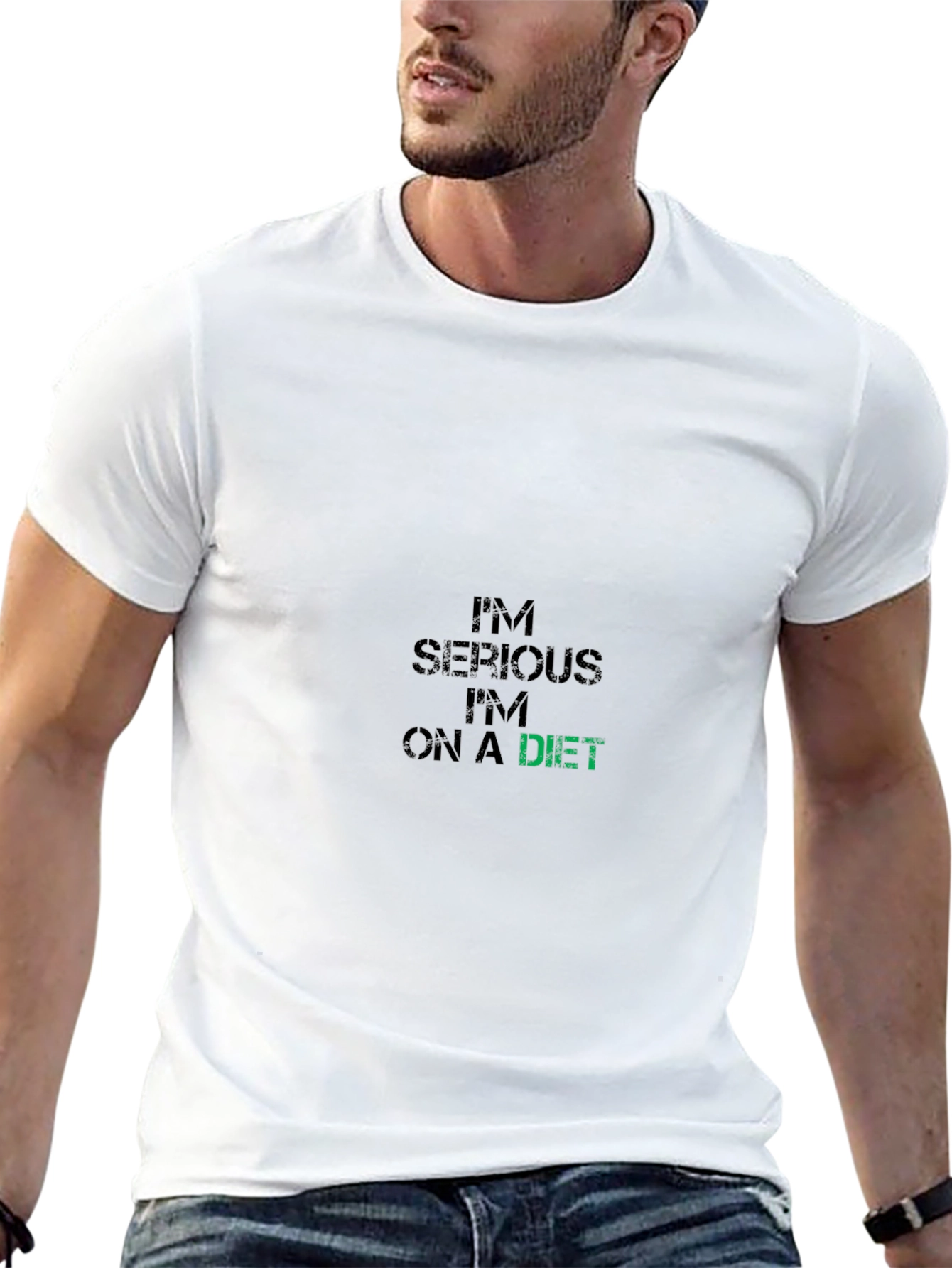 Im Serious Im On A Diet Black T-Shirt