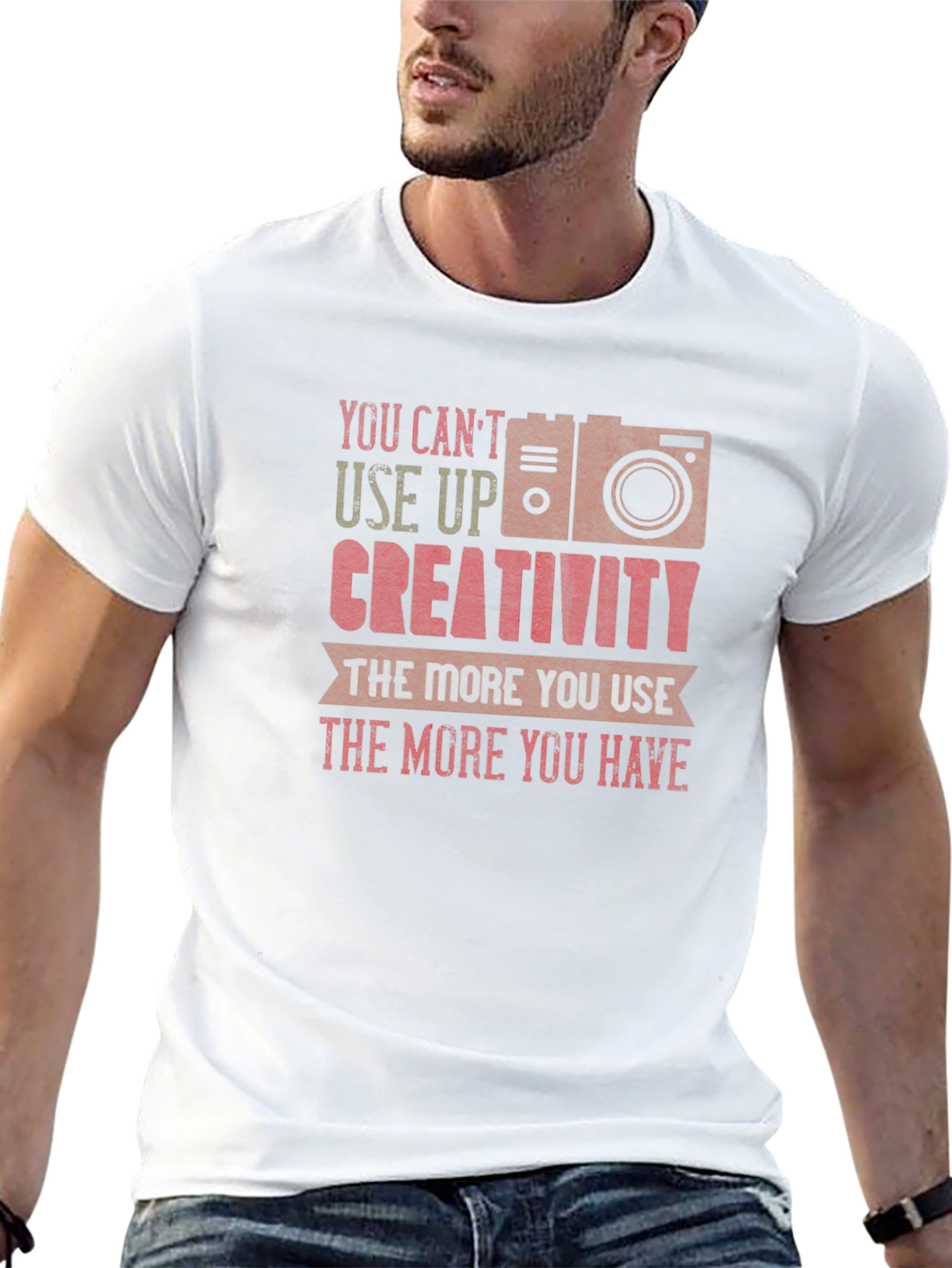 Creative Photographer T-Shirt - Unisex Black Tee
