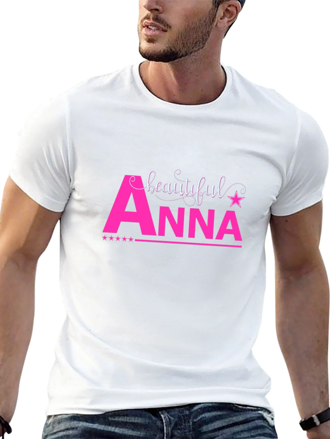 Beautiful Anna T-Shirt - Personalized Name Tee
