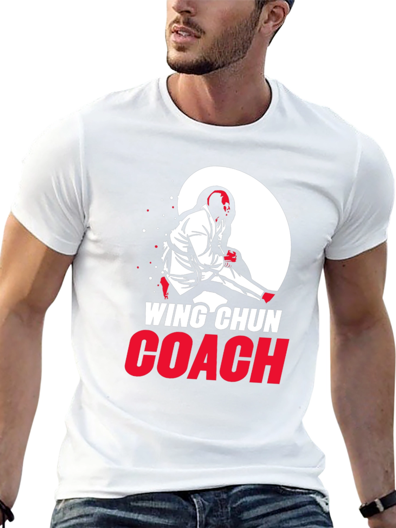 Wing Chun Coach T-Shirt - Martial Arts Design