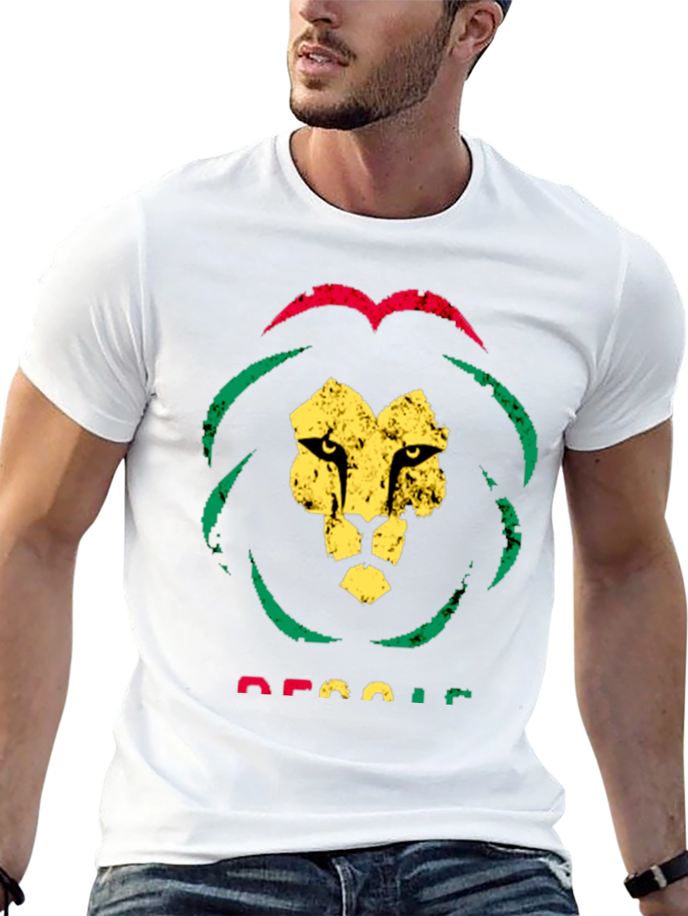 Rasta Lion T-Shirt - Reggae Graphic Tee