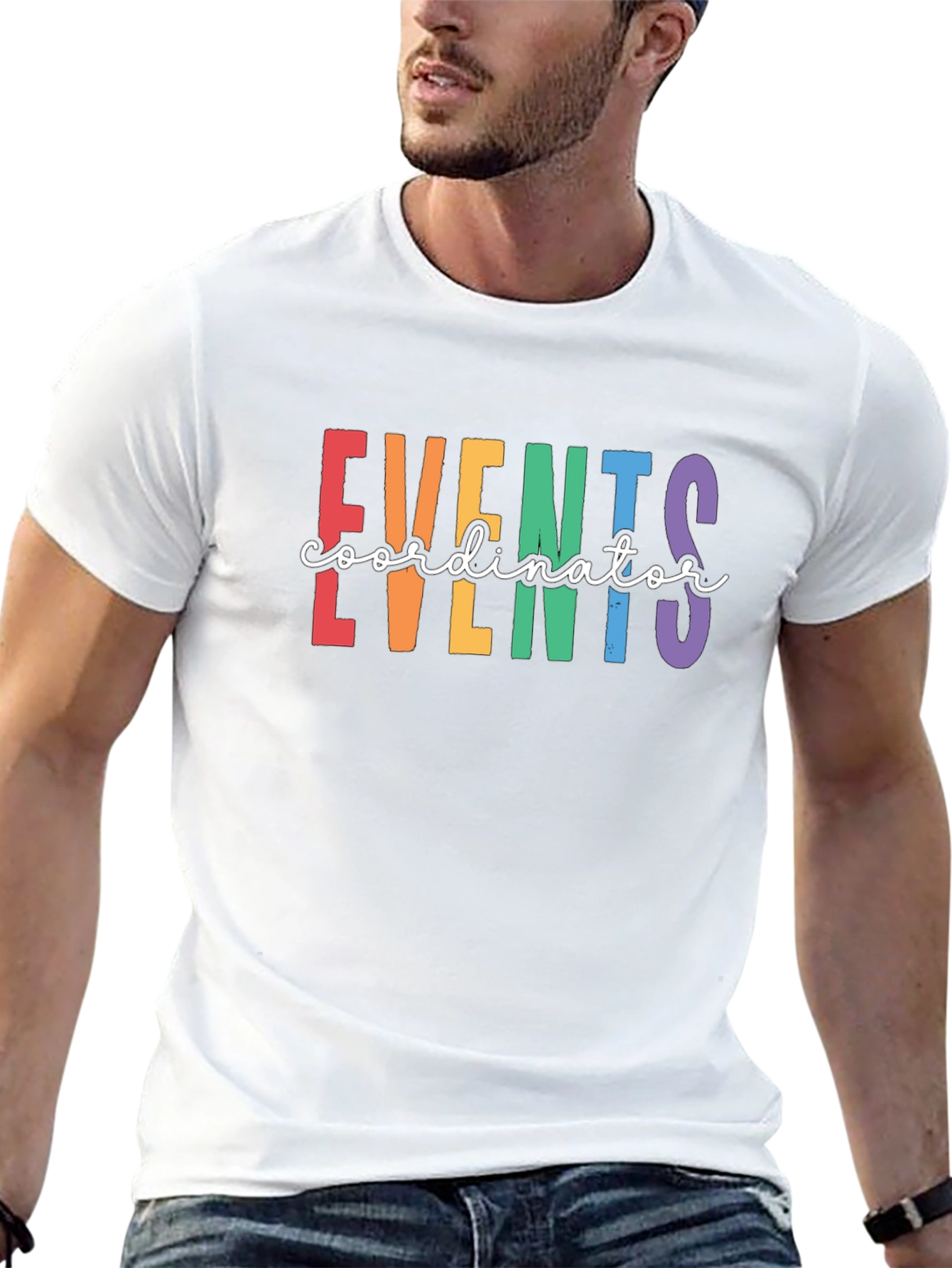 Events Coordinator Rainbow T-Shirt