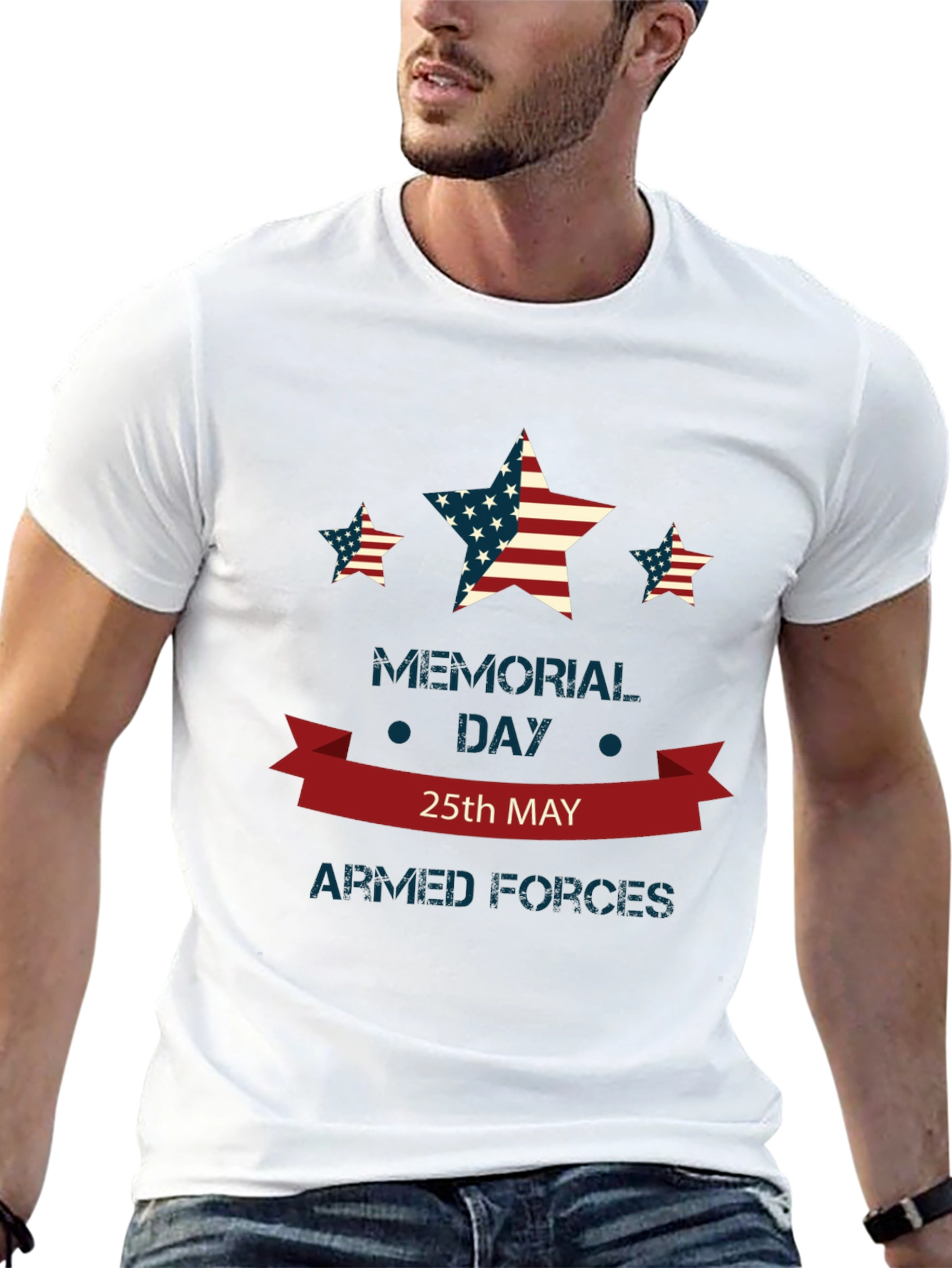 Memorial Day Armed Forces Patriotic T-Shirt