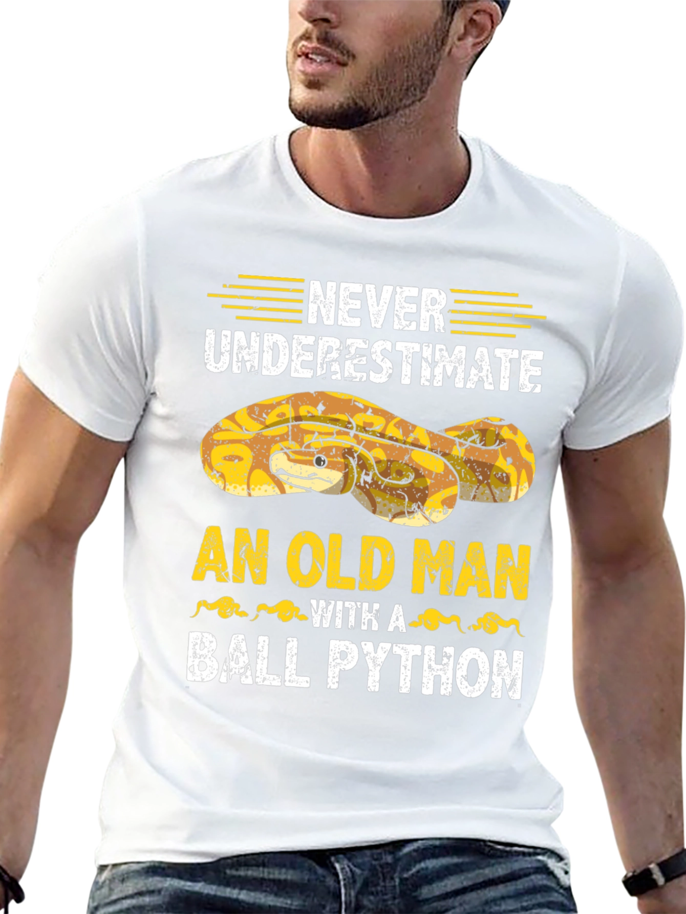 Ball Python Old Man T-Shirt