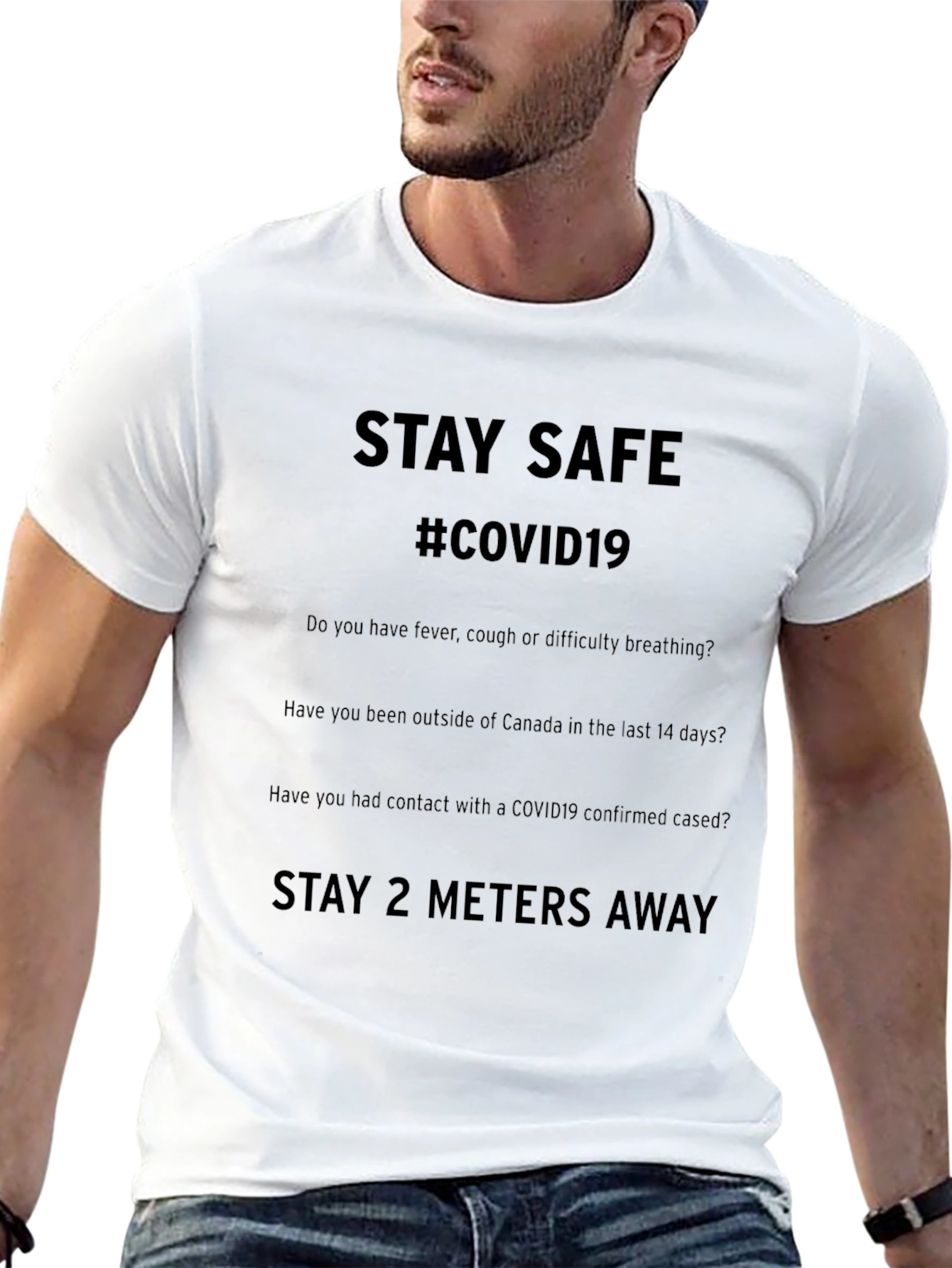 Stay Safe COVID-19 Awareness T-Shirt