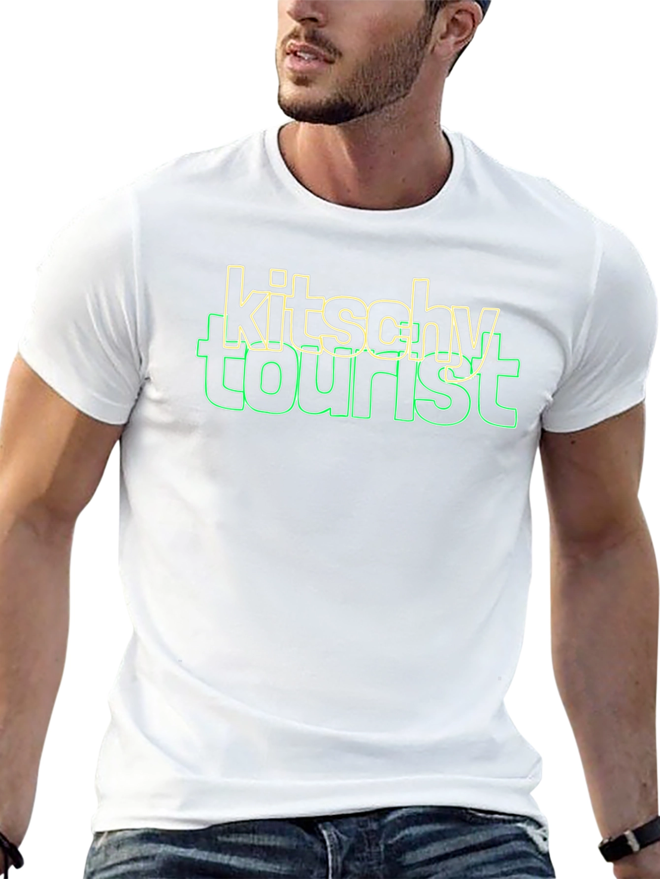 Kitsch Tourist Graphic T-Shirt - Unique Design