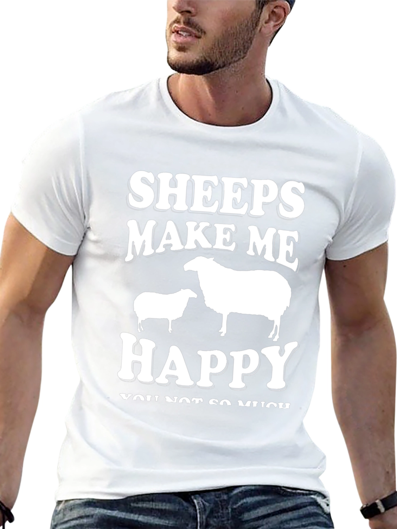 Sheep Make Me Happy T-Shirt