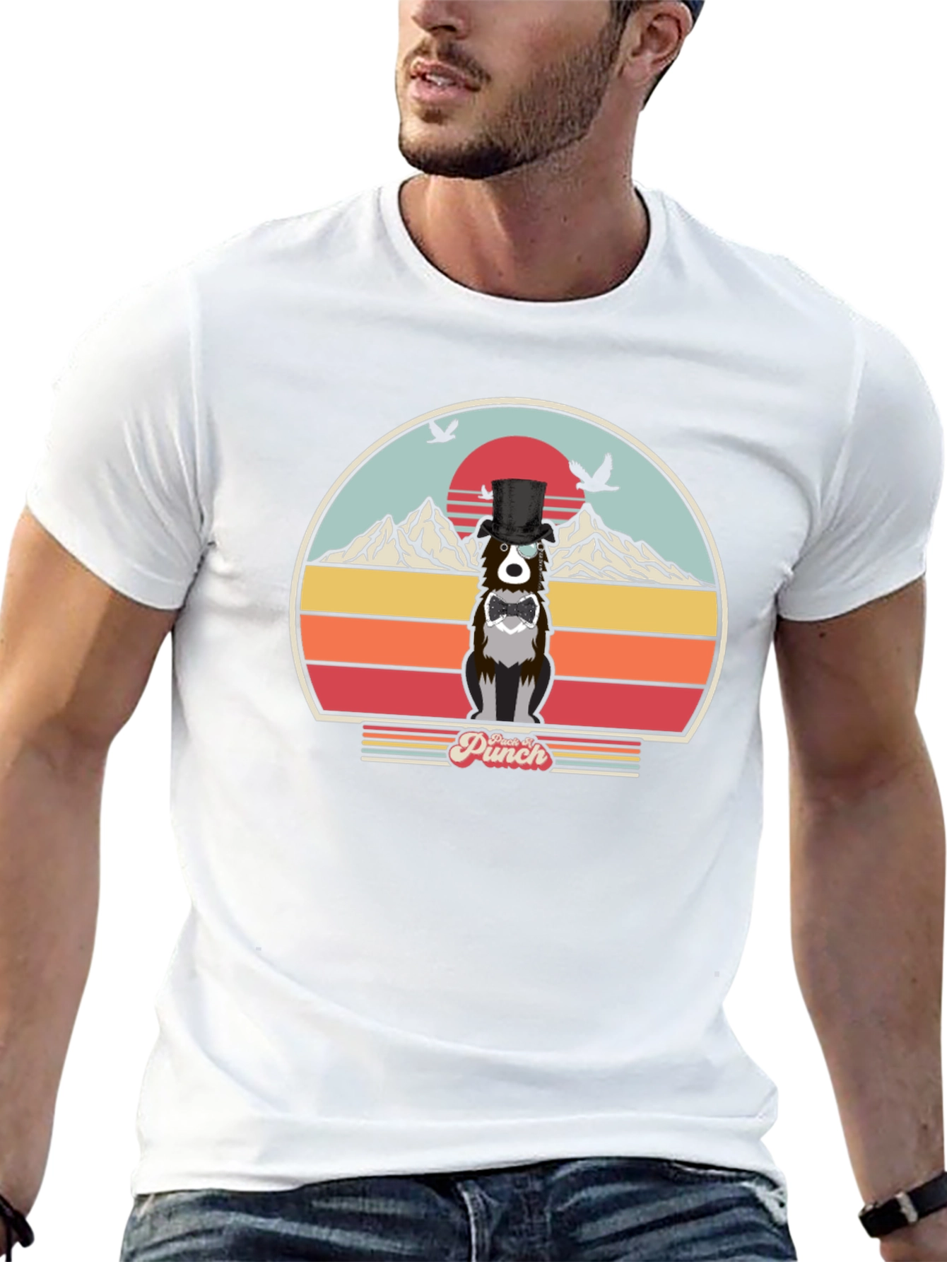 Dog Punch Graphic T-Shirt