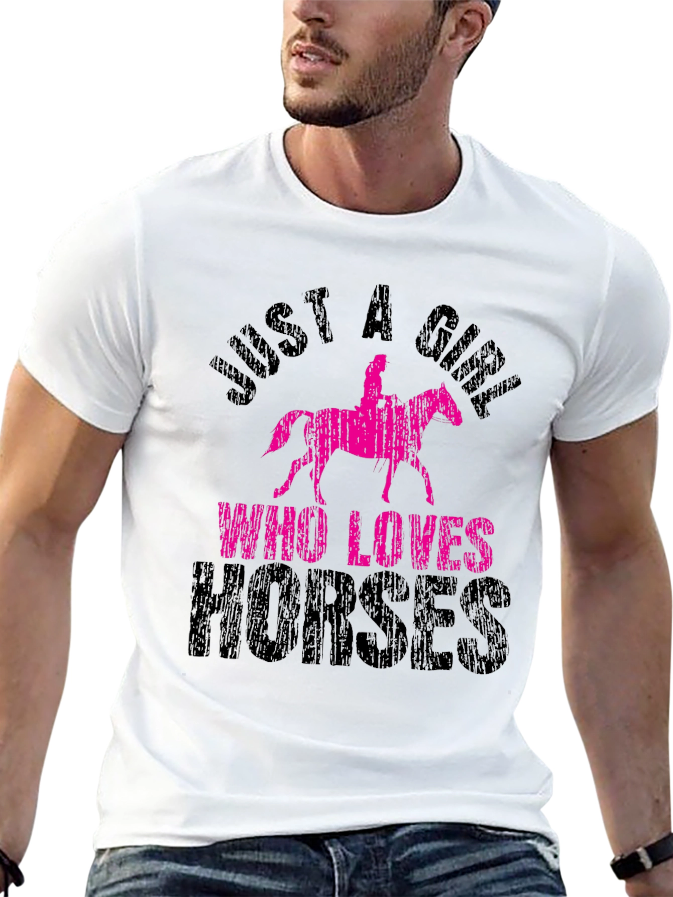 Just A Girl Who Loves Horses T-Shirt