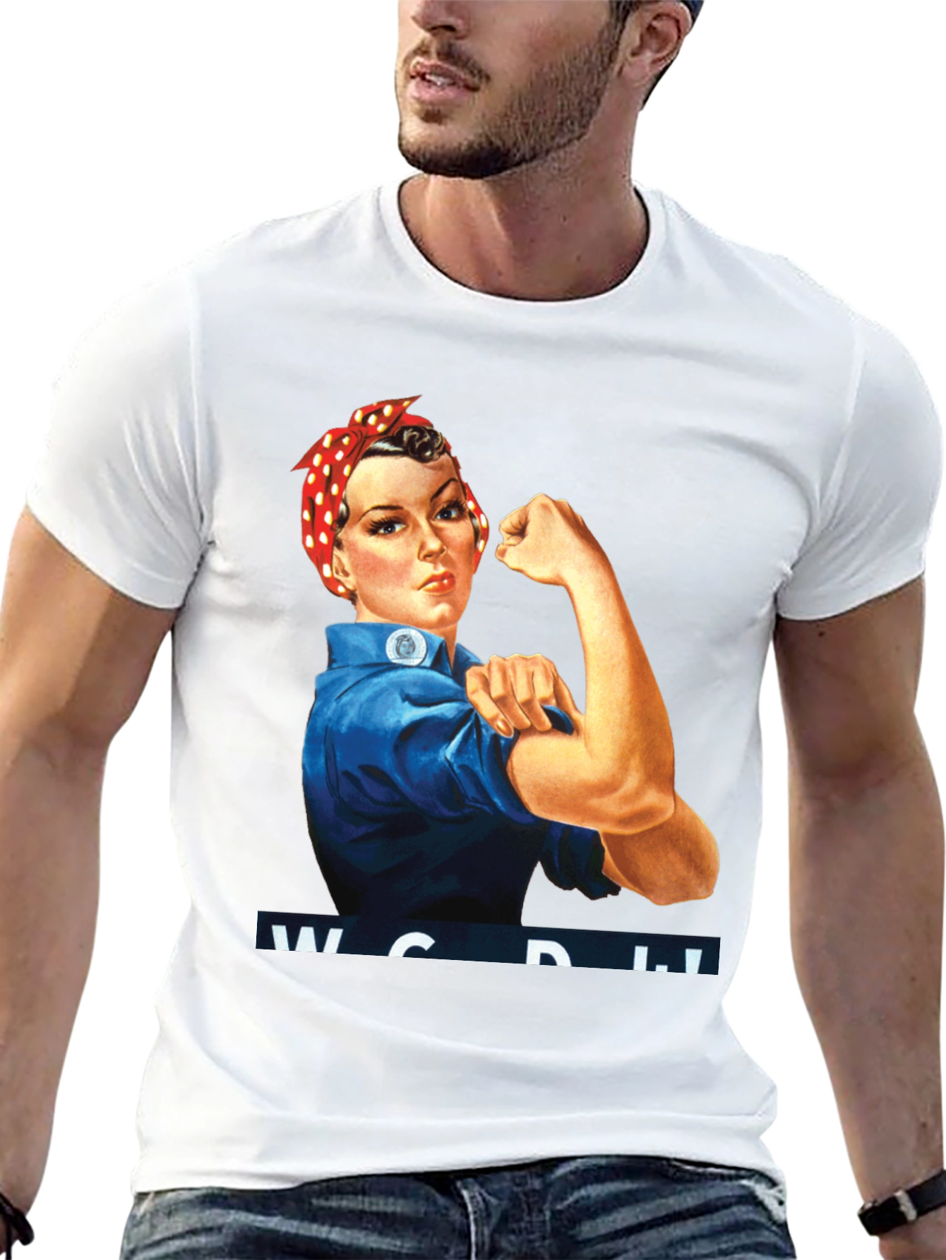 Rosie the Riveter Graphic Tee - Womens Empowerment