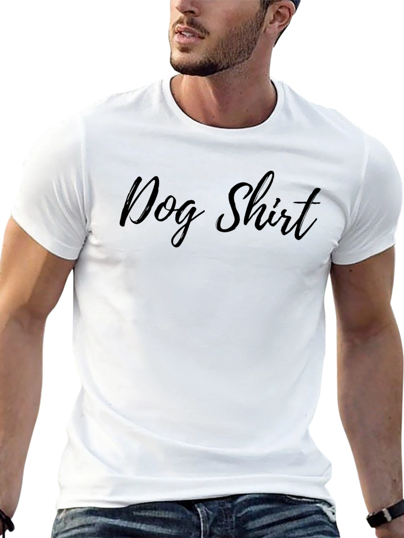 Dog Shirt Graphic Tee - Black