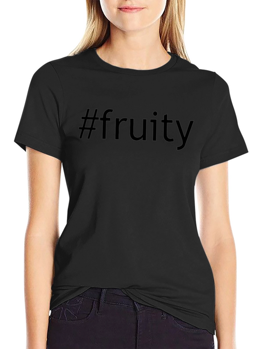 #fruity Black T-Shirt - Casual Style Tee