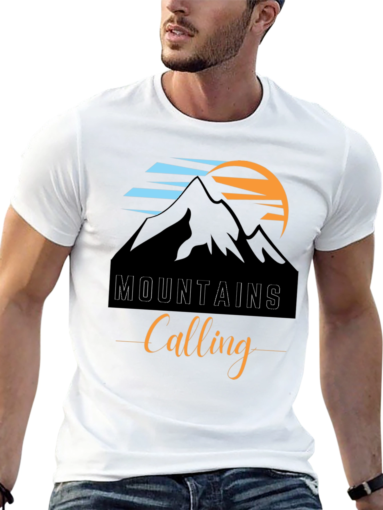 Mountains Calling Graphic Tee - Adventure Awaits