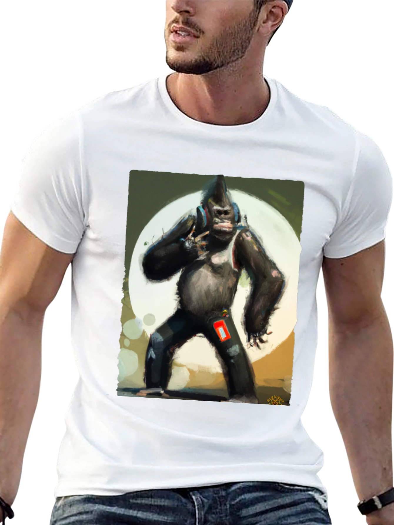 Gorilla DJ Graphic Tee - Cool Streetwear Style