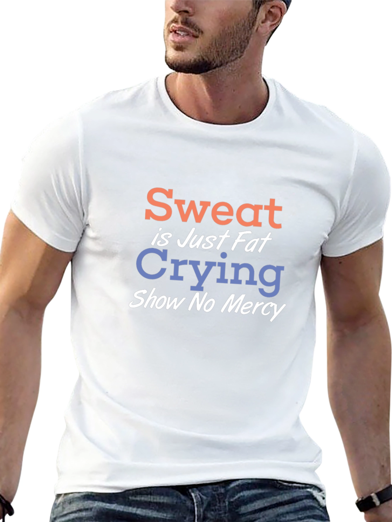 Sweat is Just Fat Crying Graphic Tee