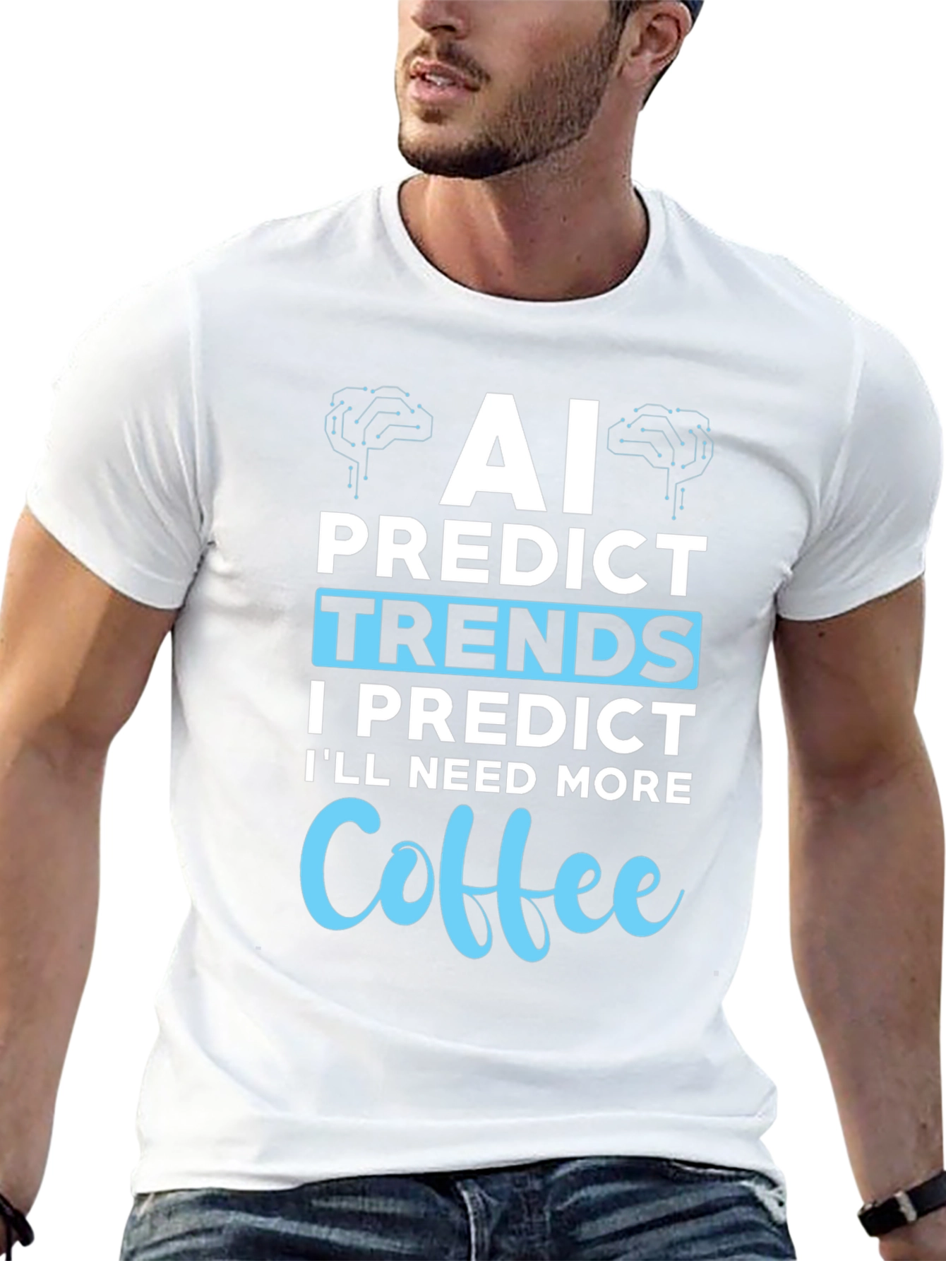 AI Predict Trends Coffee T-Shirt