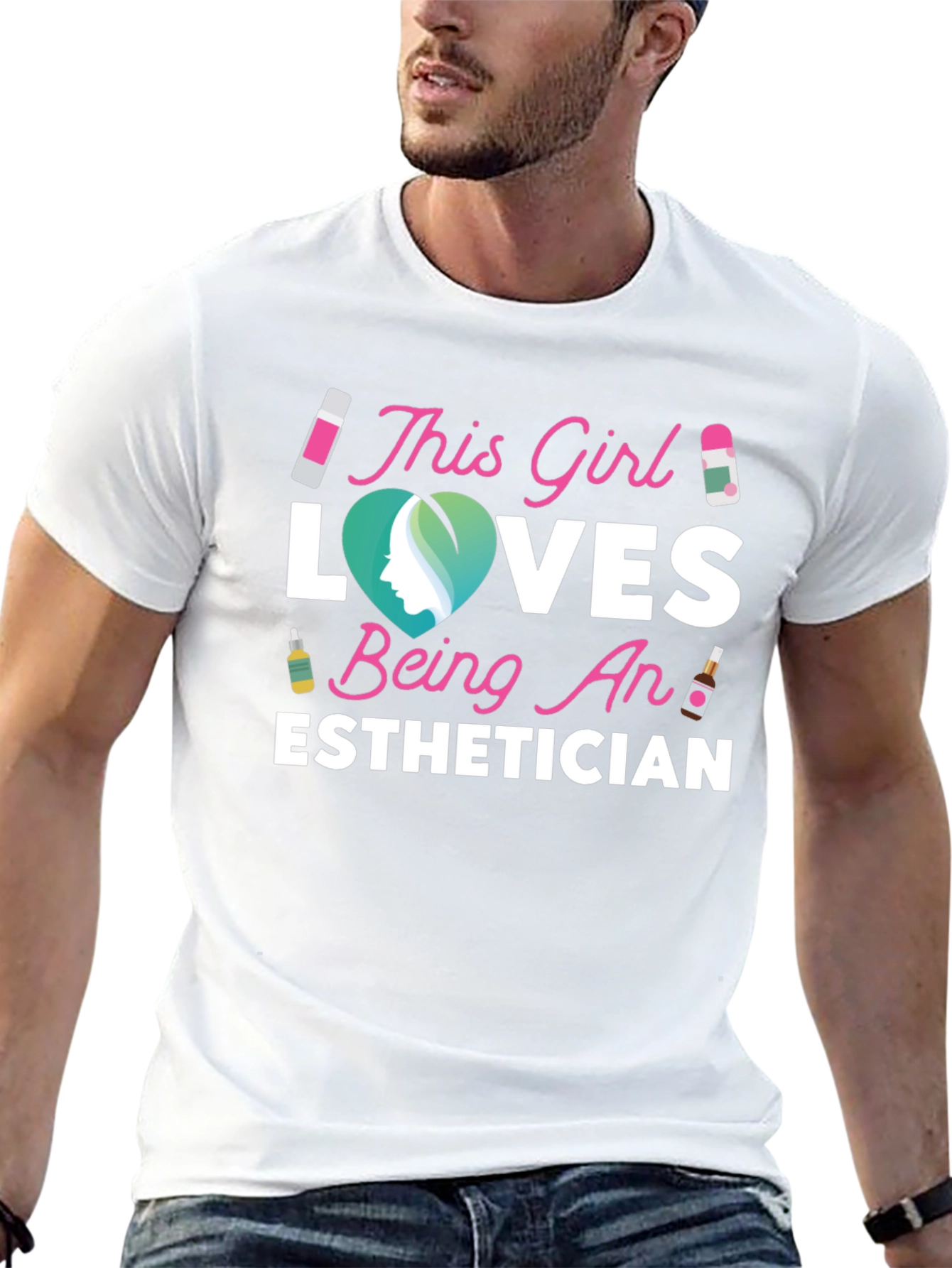 Esthetician Love T-Shirt Gift For Her