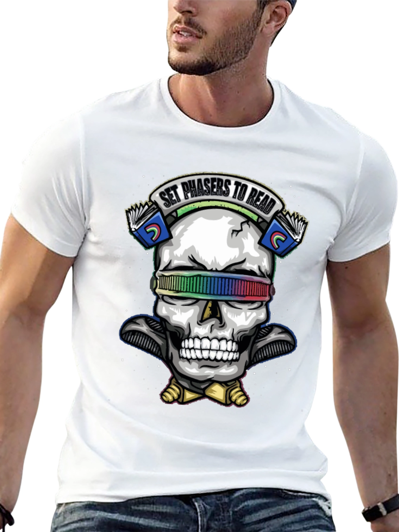 Set Phasers to Read Graphic T-Shirt - Unisex