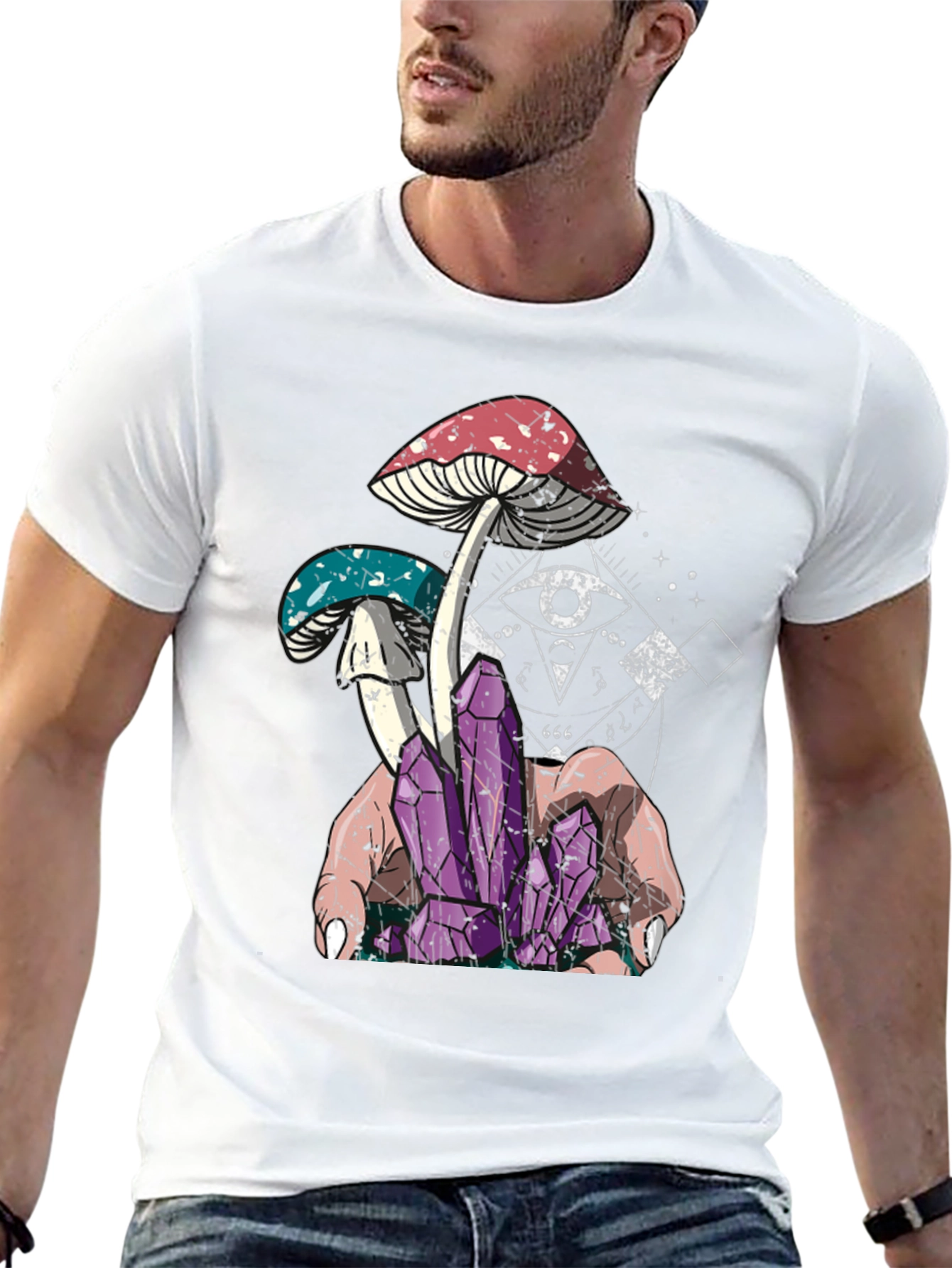Mystic Mushroom Crystal T-Shirt