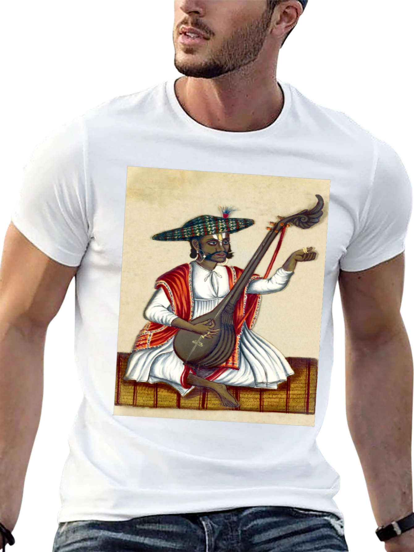 Indian Musician Graphic Tee
