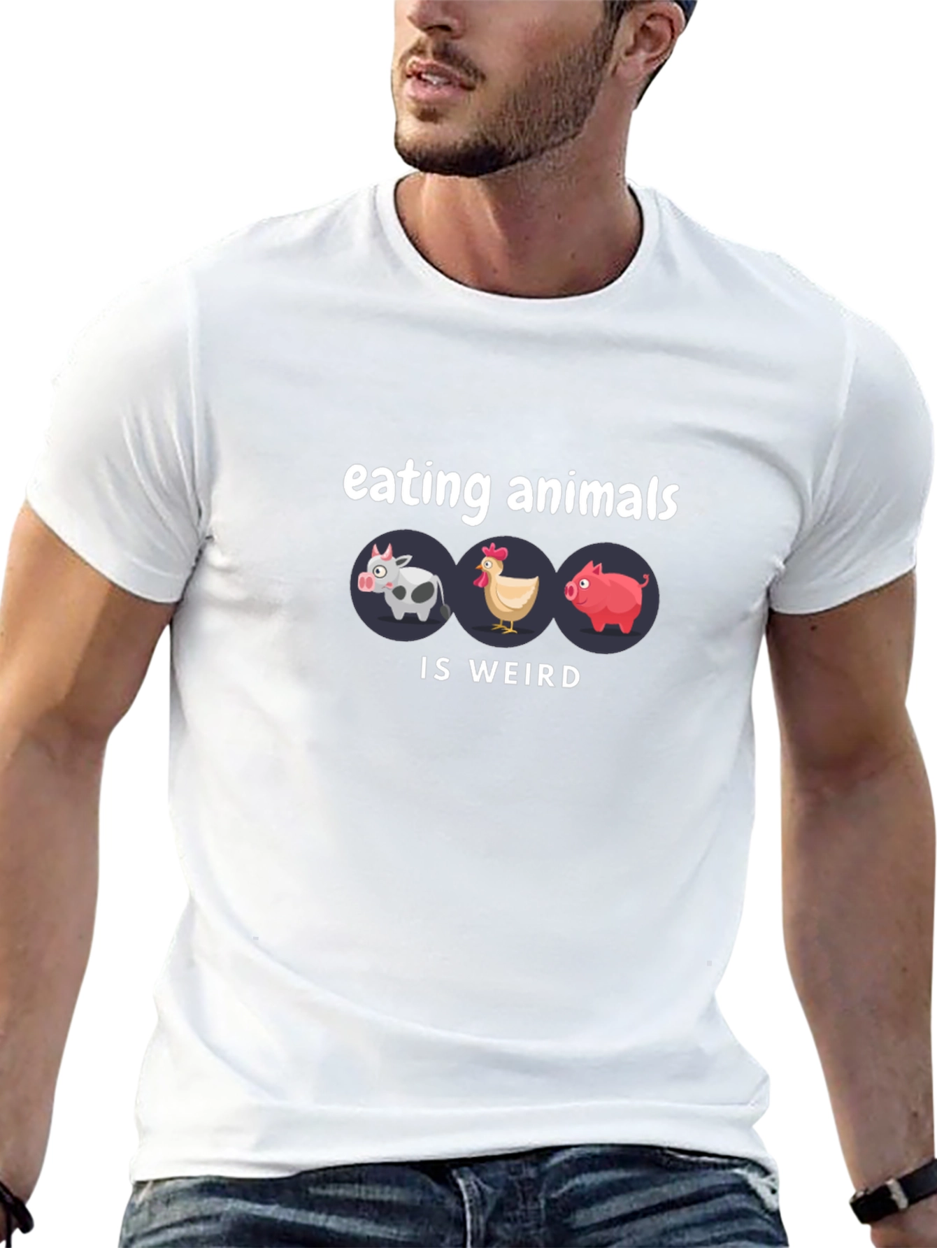 Vegan T-Shirt - Eating Animals is Weird Tee