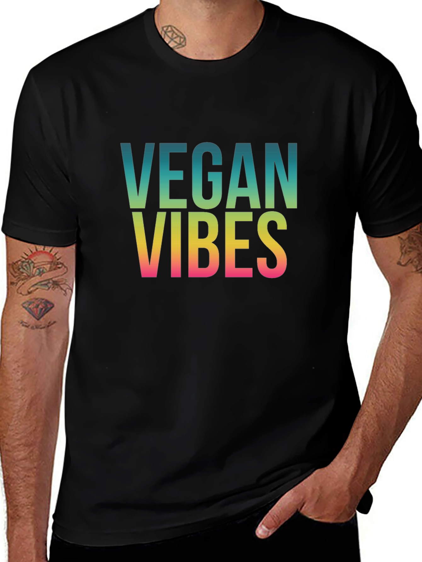 Vegan Vibes T-Shirt - Stylish Graphic Tee