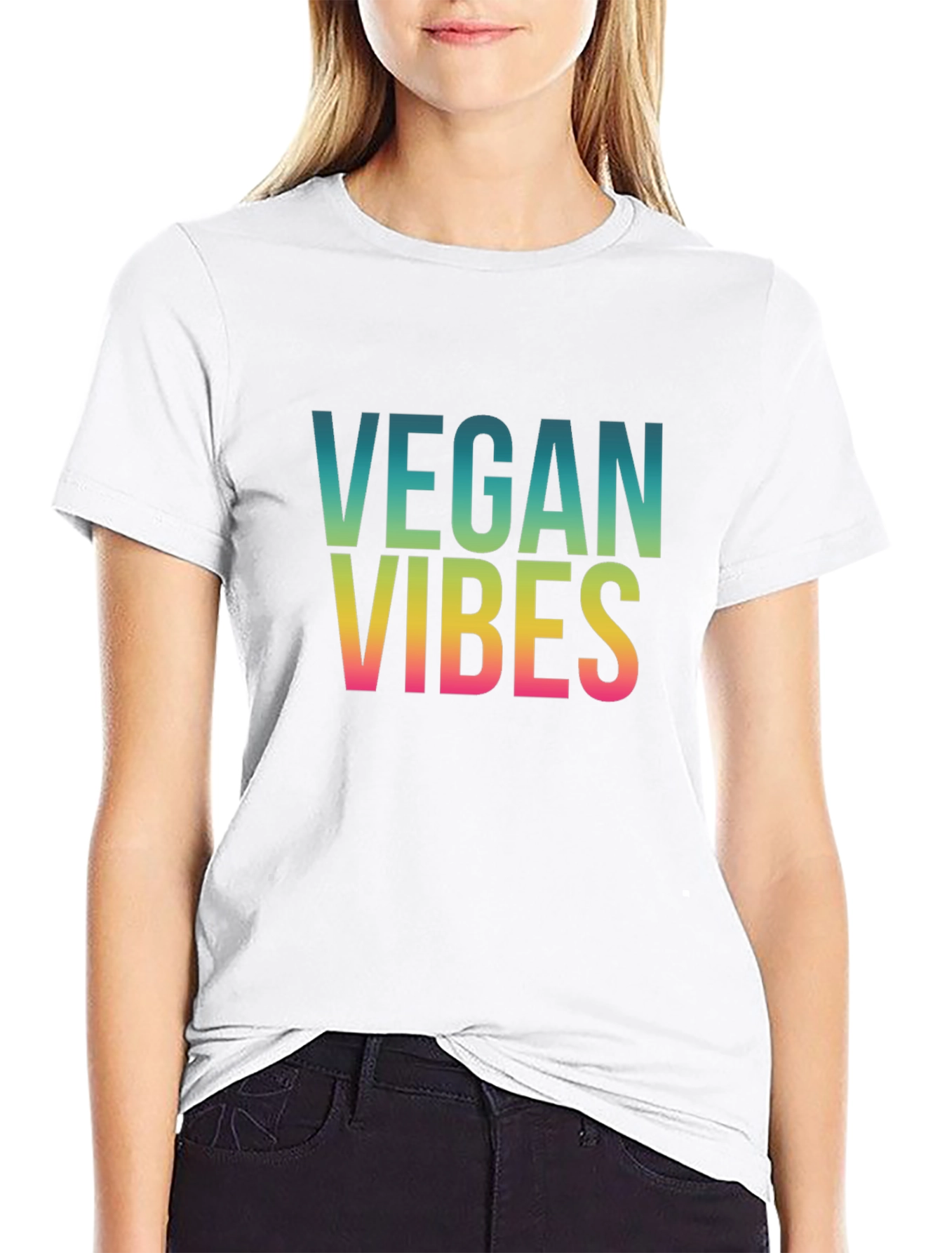 Vegan Vibes T-Shirt - Stylish Graphic Tee